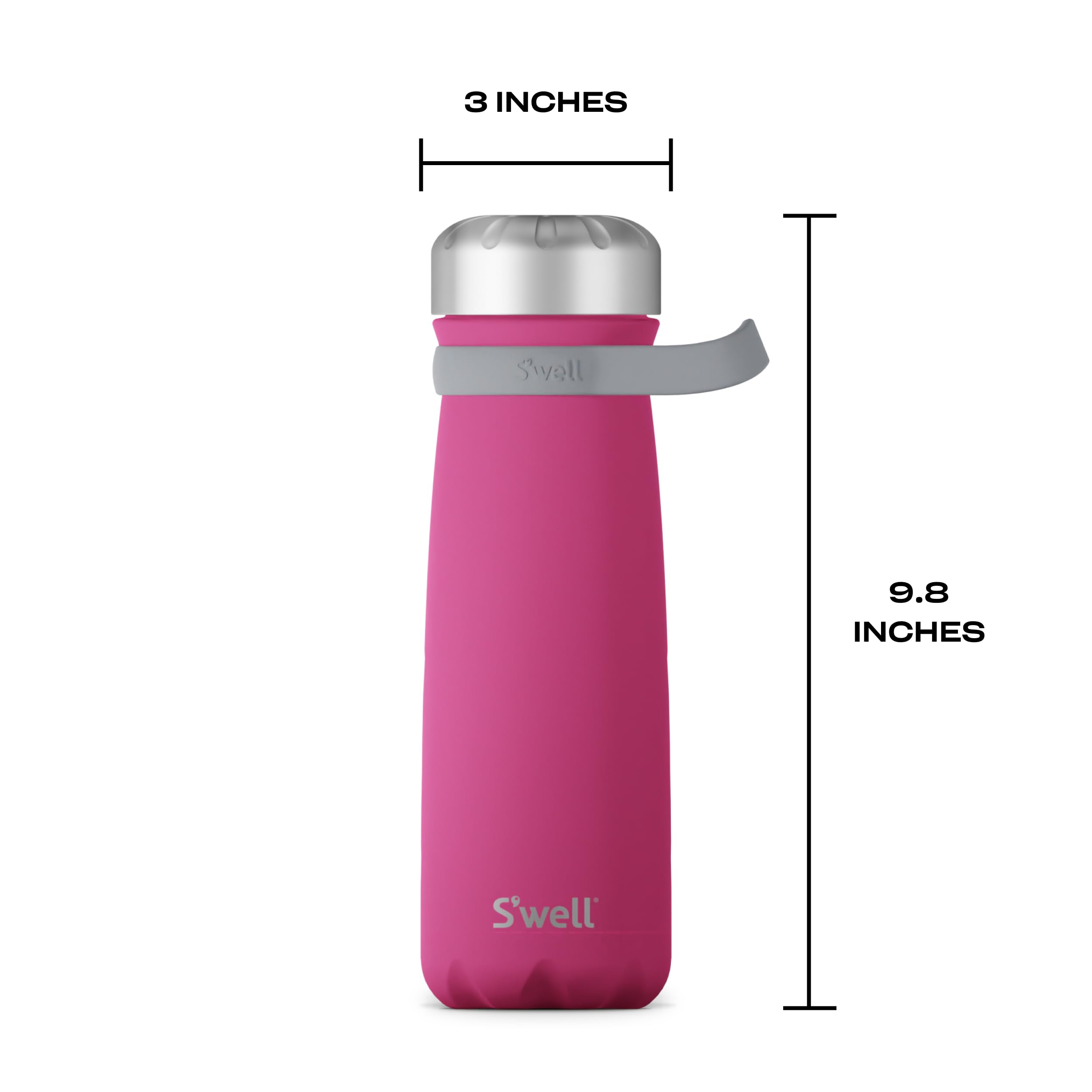 s-well-stainless-steel-traveler-with-handle-24oz-azalea-pink-triple-layered-vacu image 4