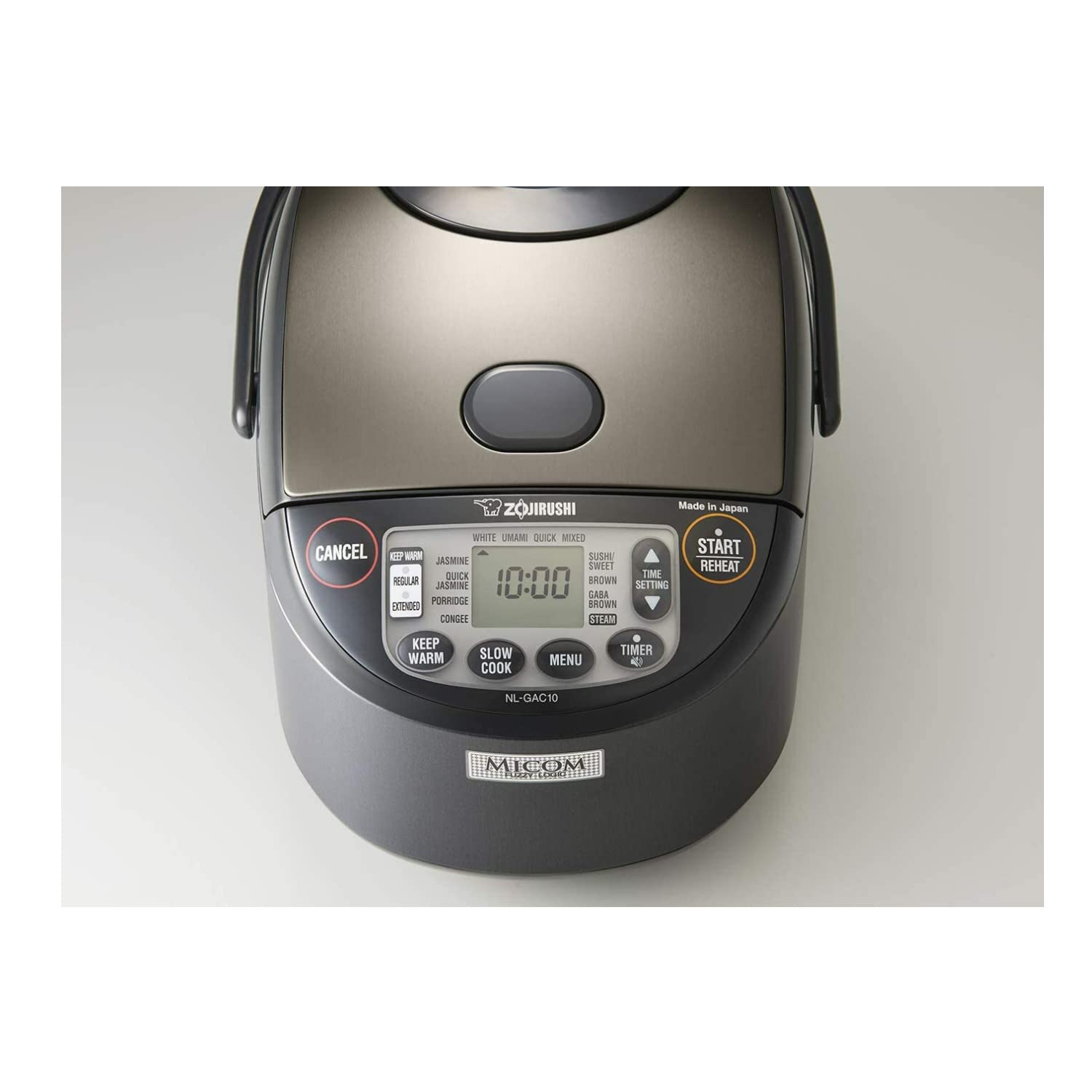 zojirushi-nl-gac10bm-5-5-cup-umami-micom-rice-cooker-warmer-metallic-black-120v- image 7