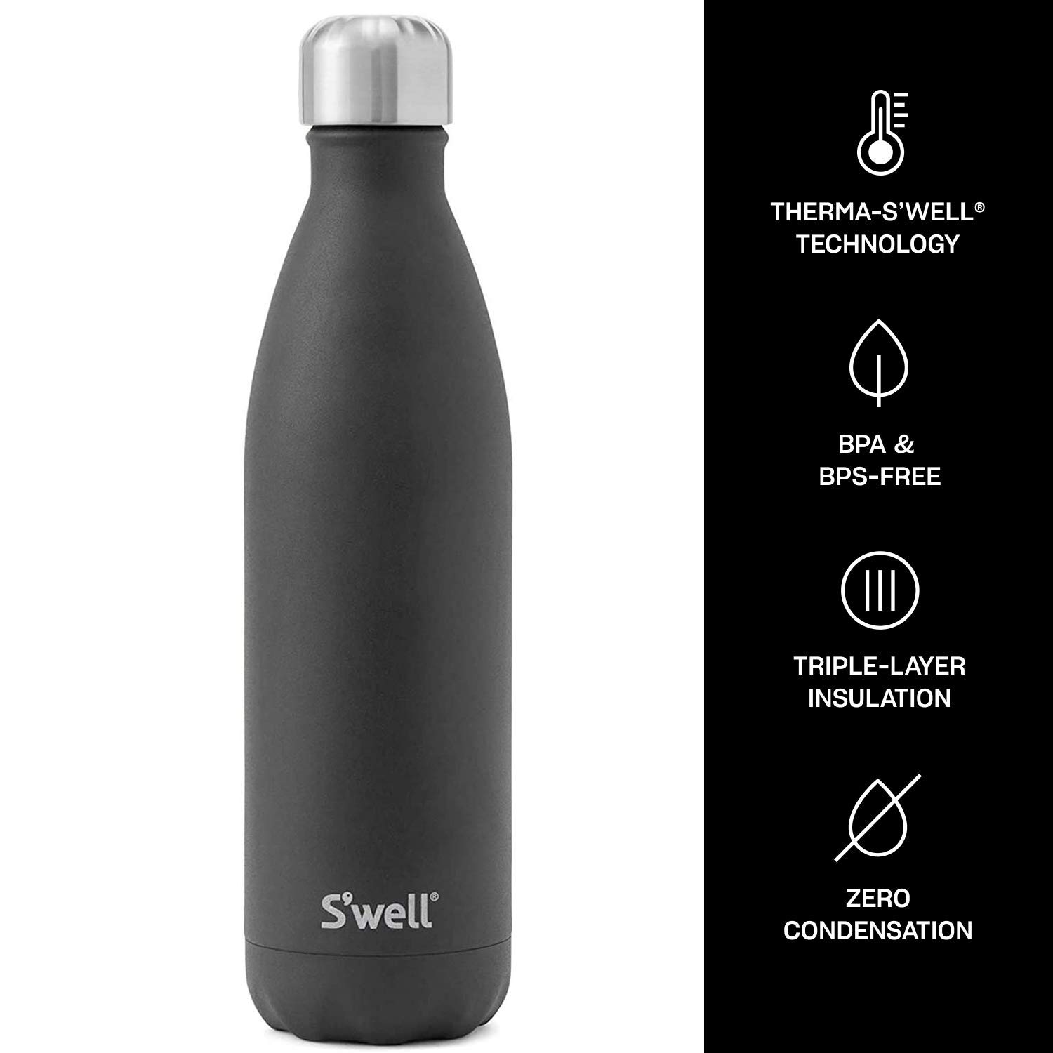s-well-stainless-steel-water-bottle-25-fl-oz-onyx-triple-layered-vacuum-insulate image 3