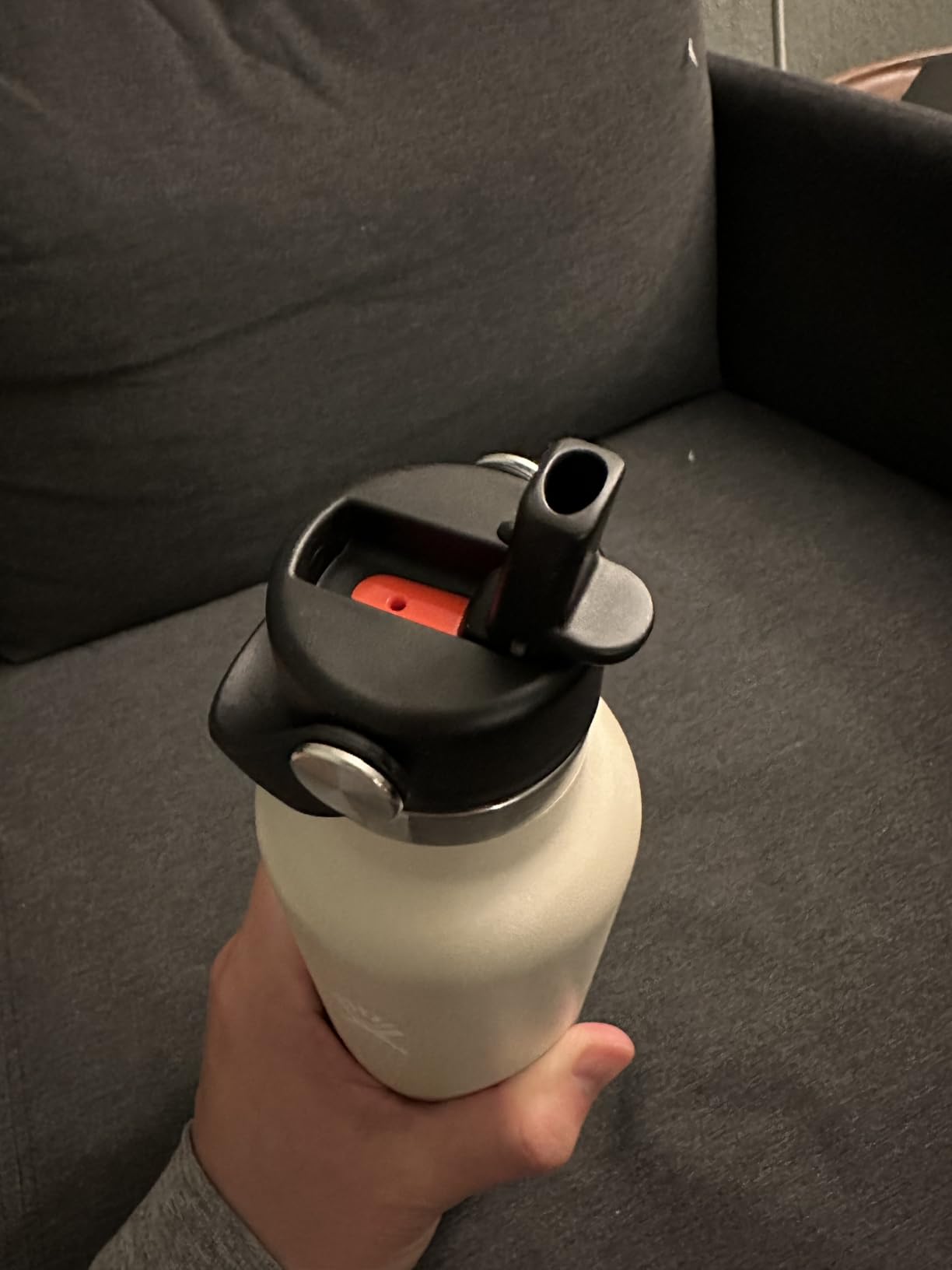 Leaks with straw
