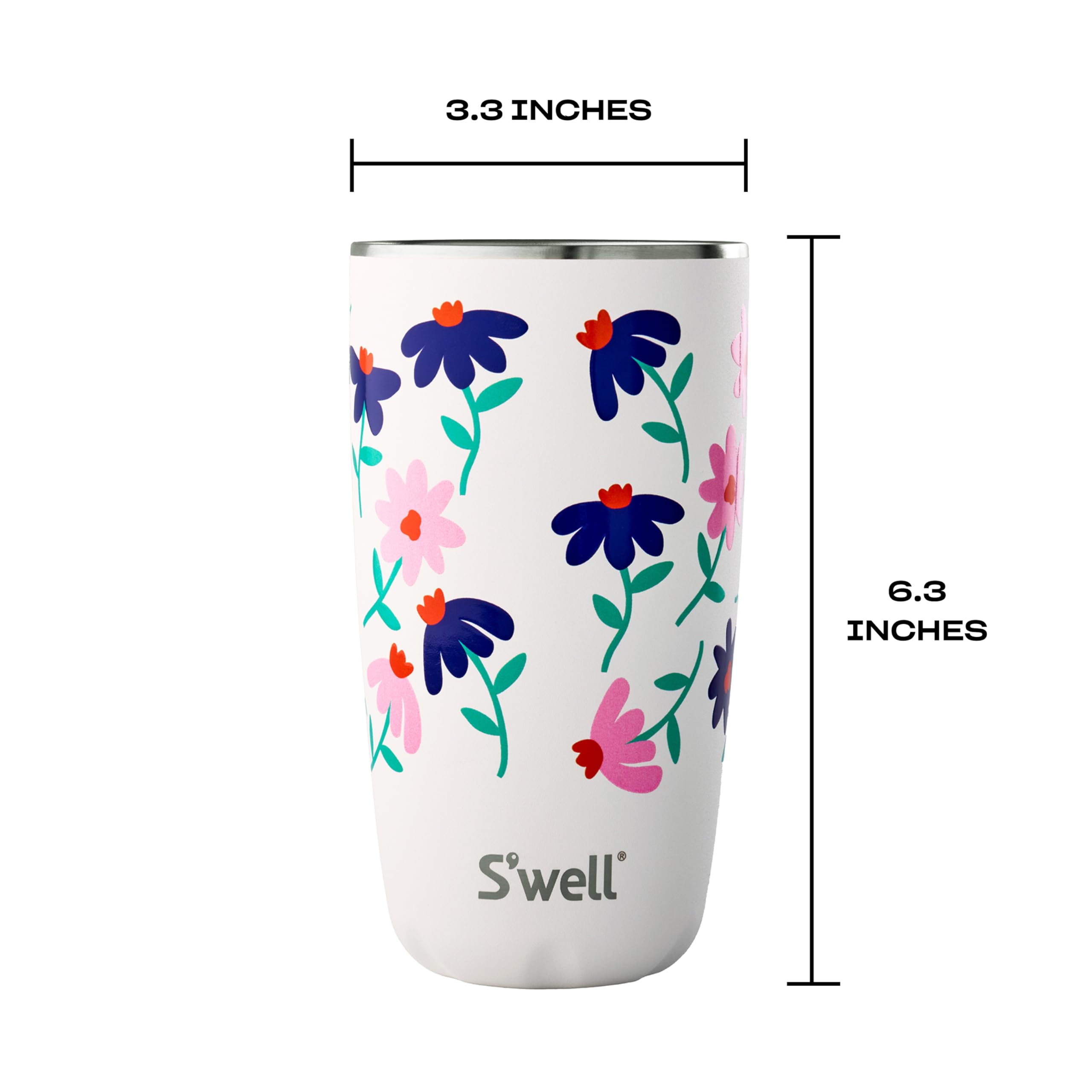 s-well-stainless-steel-tumbler-with-slide-open-lid-18oz-navy-daisy-triple-layere image 4