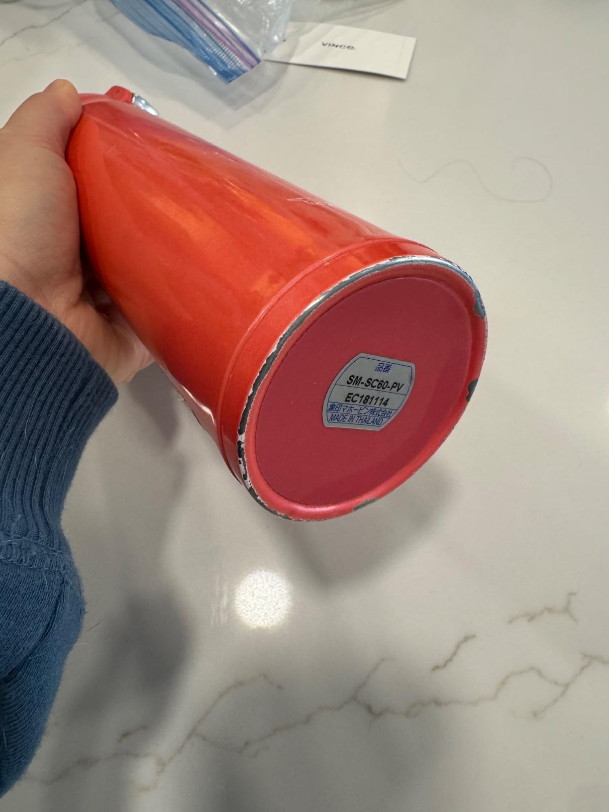 Nice mug, but the lid is hard to clean