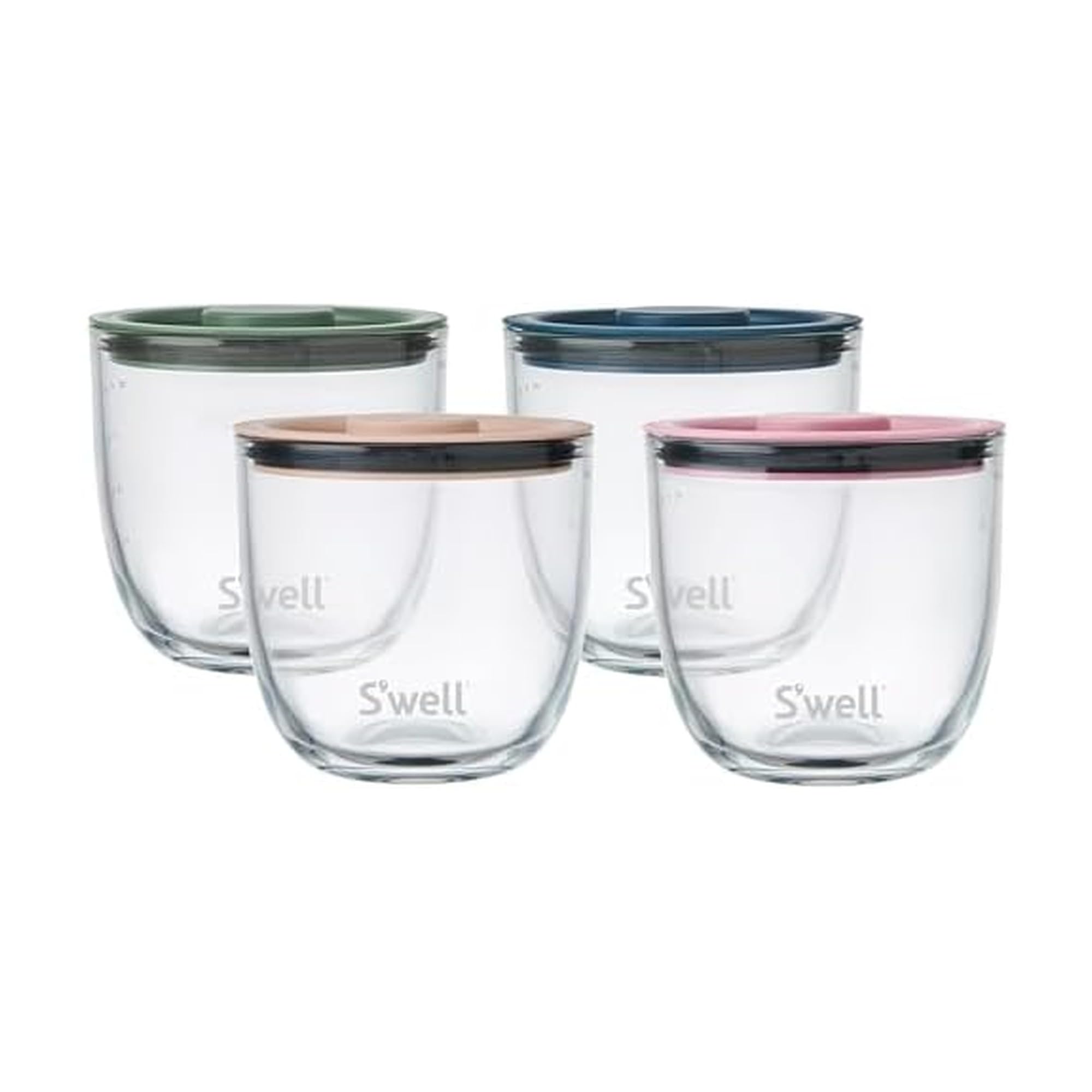 s-well-16oz-glass-prep-bowl-set-of-4-vintage-pastels-tempered-glass-nesting-for- image 1