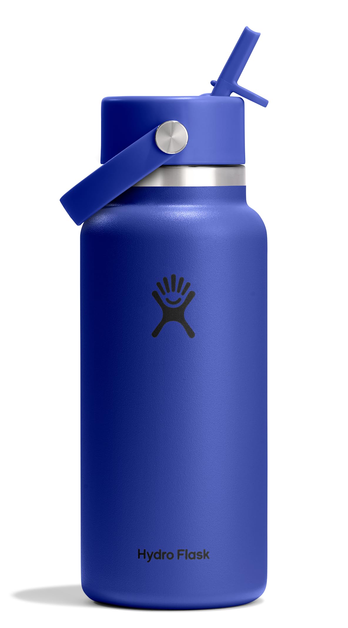 hydro-flask-32-oz-wide-mouth-water-bottle-with-flex-straw-lid-capri-blue image 1