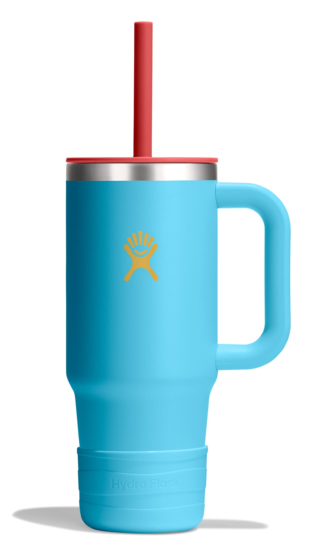 hydro-flask-kids-24-oz-travel-tumbler-with-handle-lid-and-straw-seedling-green image 4