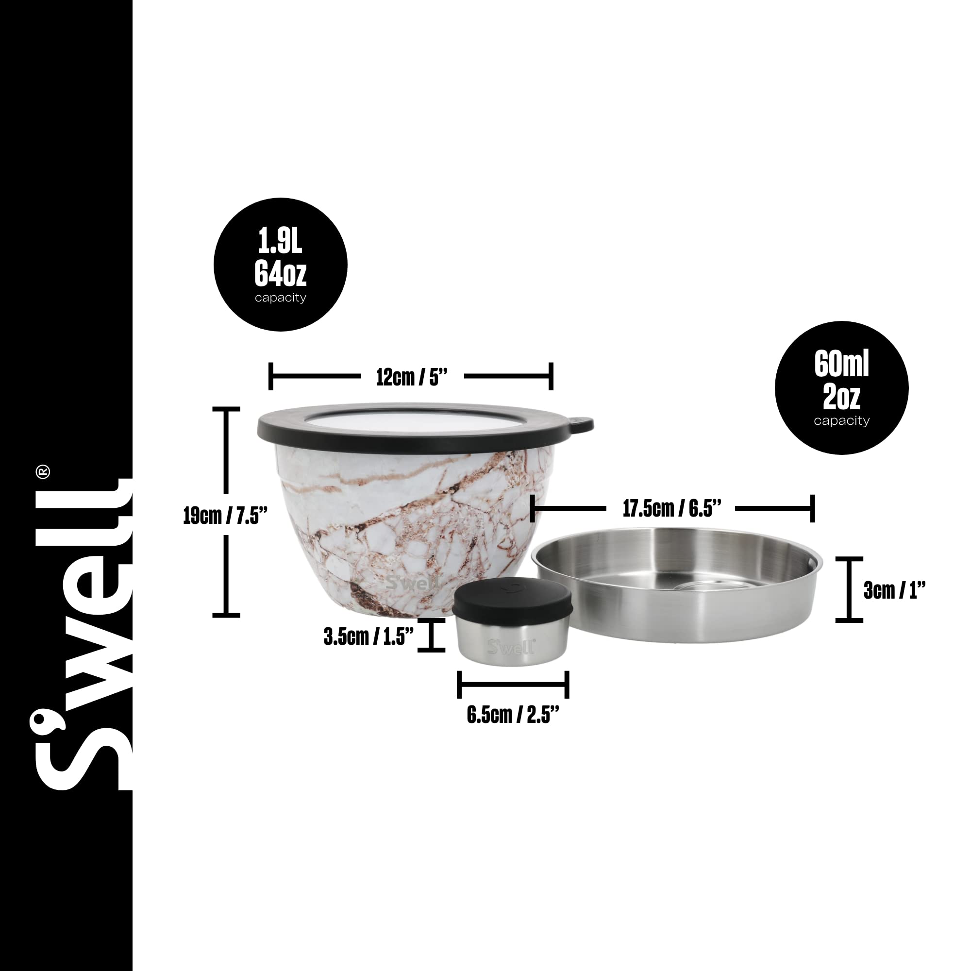 s-well-salad-bowl-kit-calacatta-gold-1-9l-stainless-steel-lunch-bowl-with-condim image 2