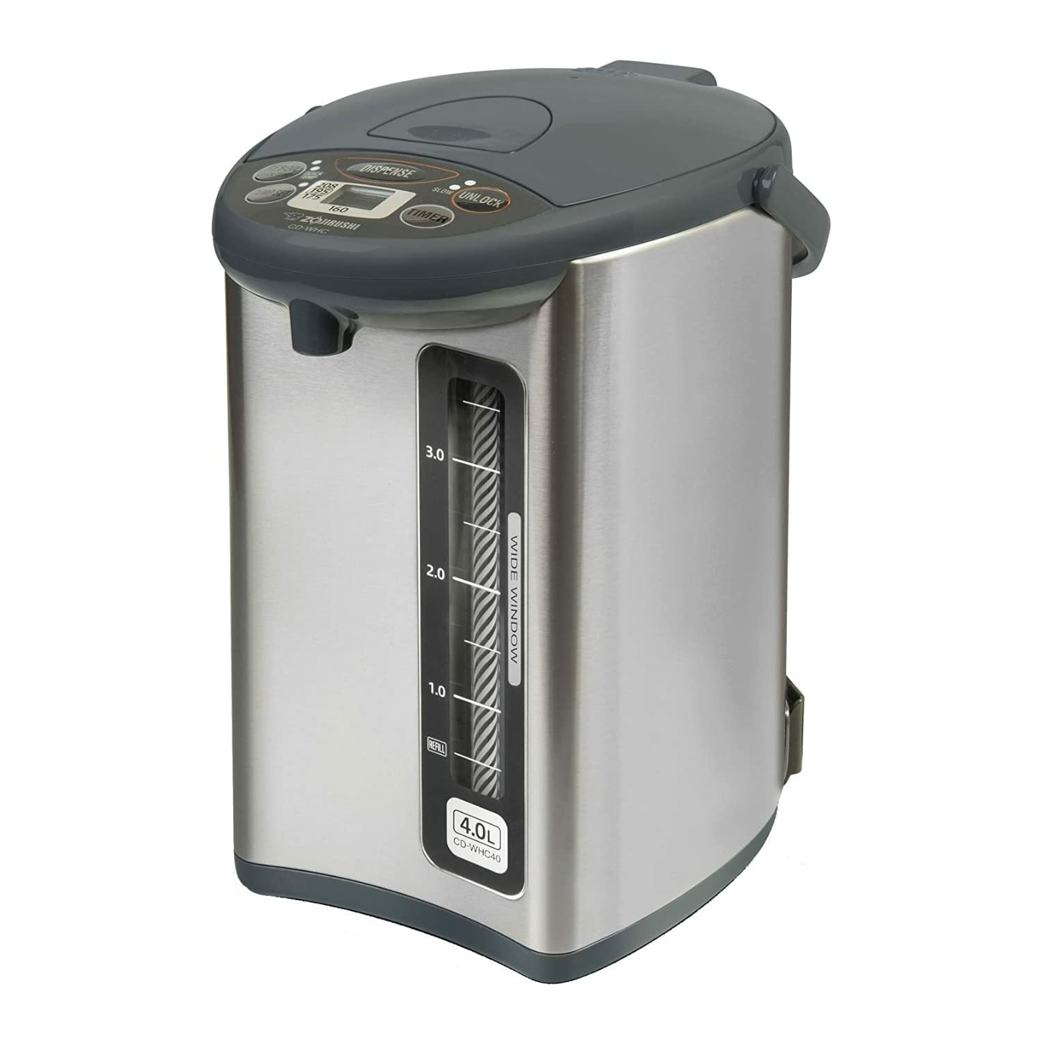 zojirushi-cd-whc40xh-micom-water-boiler-and-warmer-135-oz-stainless-gray image 1