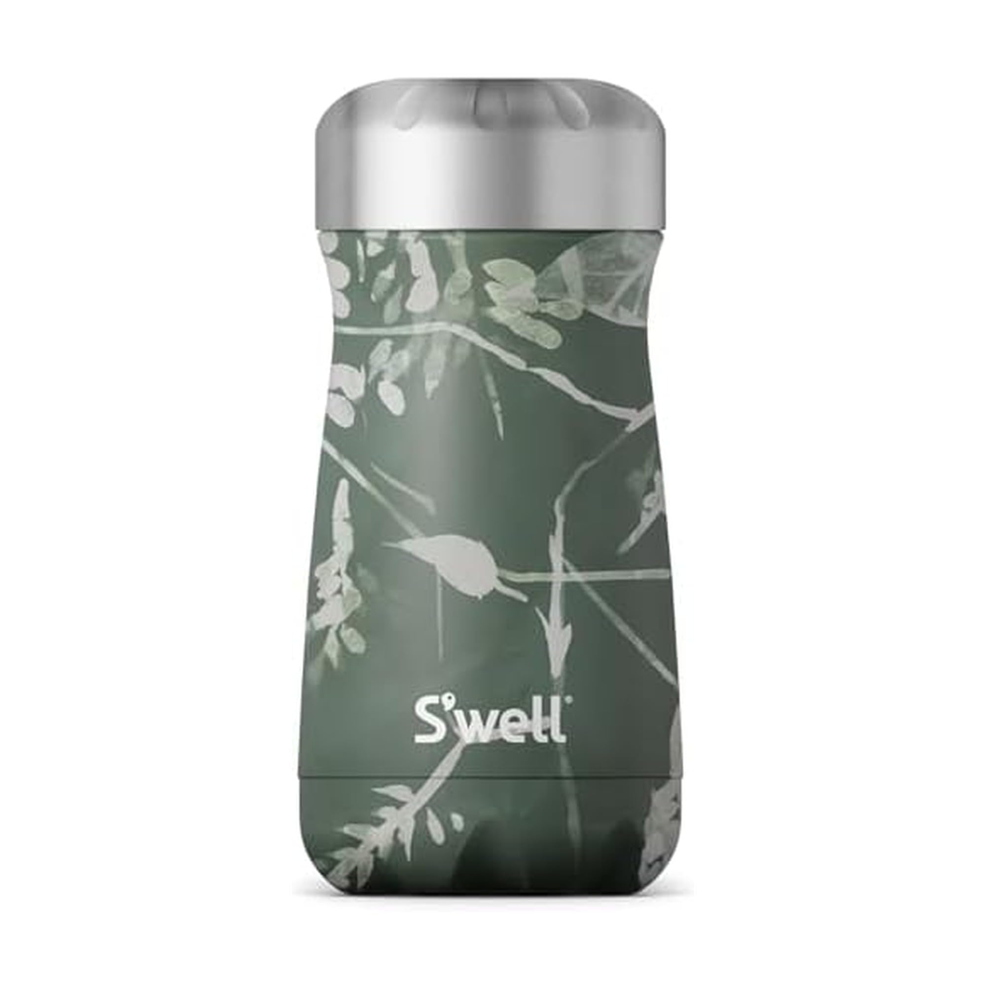 s-well-stainless-steel-traveler-12oz-green-foliage-triple-layered-vacuum-insulat image 1