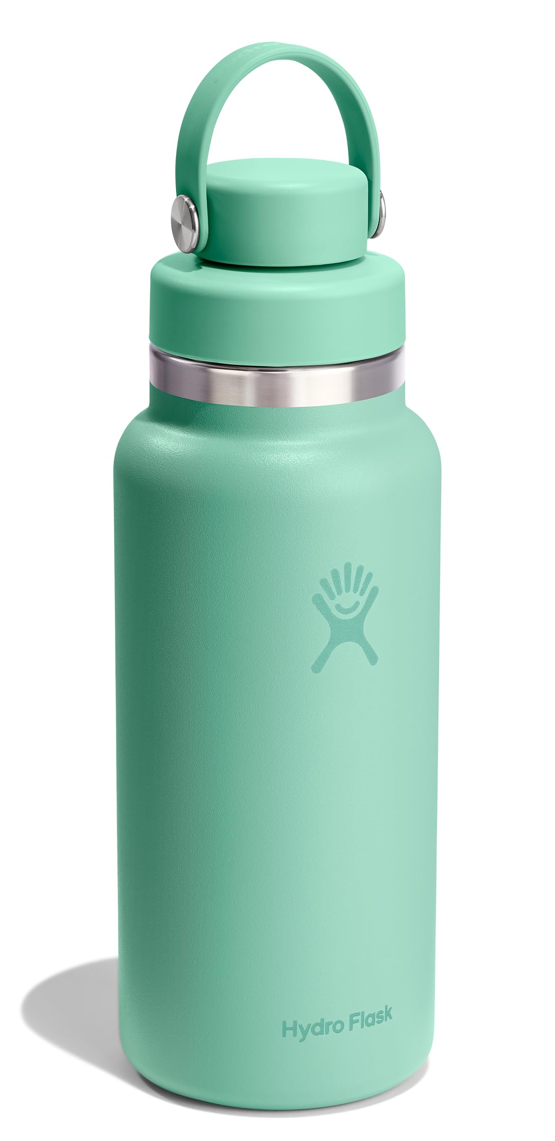 hydro-flask-32-oz-wide-mouth-water-bottle-with-flex-chug-lid-mermaid-green image 2