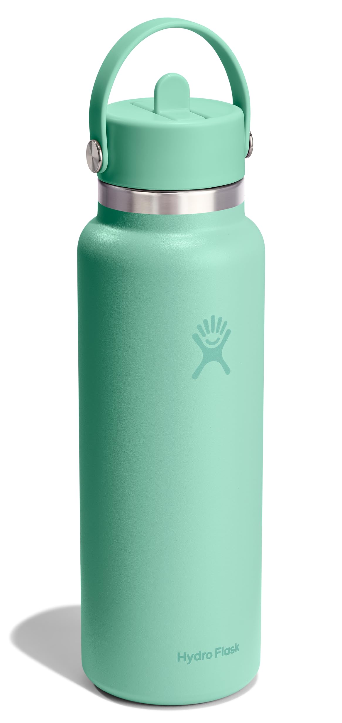 hydro-flask-40-oz-wide-mouth-water-bottle-with-flex-straw-lid-mermaid-green image 2