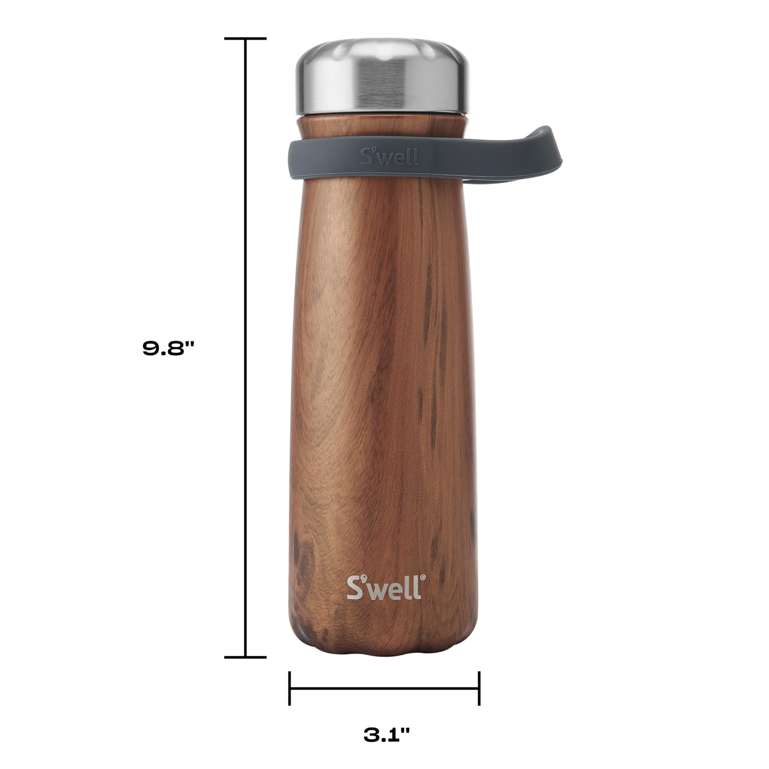 s-well-stainless-steel-traveler-with-handle-24oz-teakwood-triple-layered-vacuum- image 4