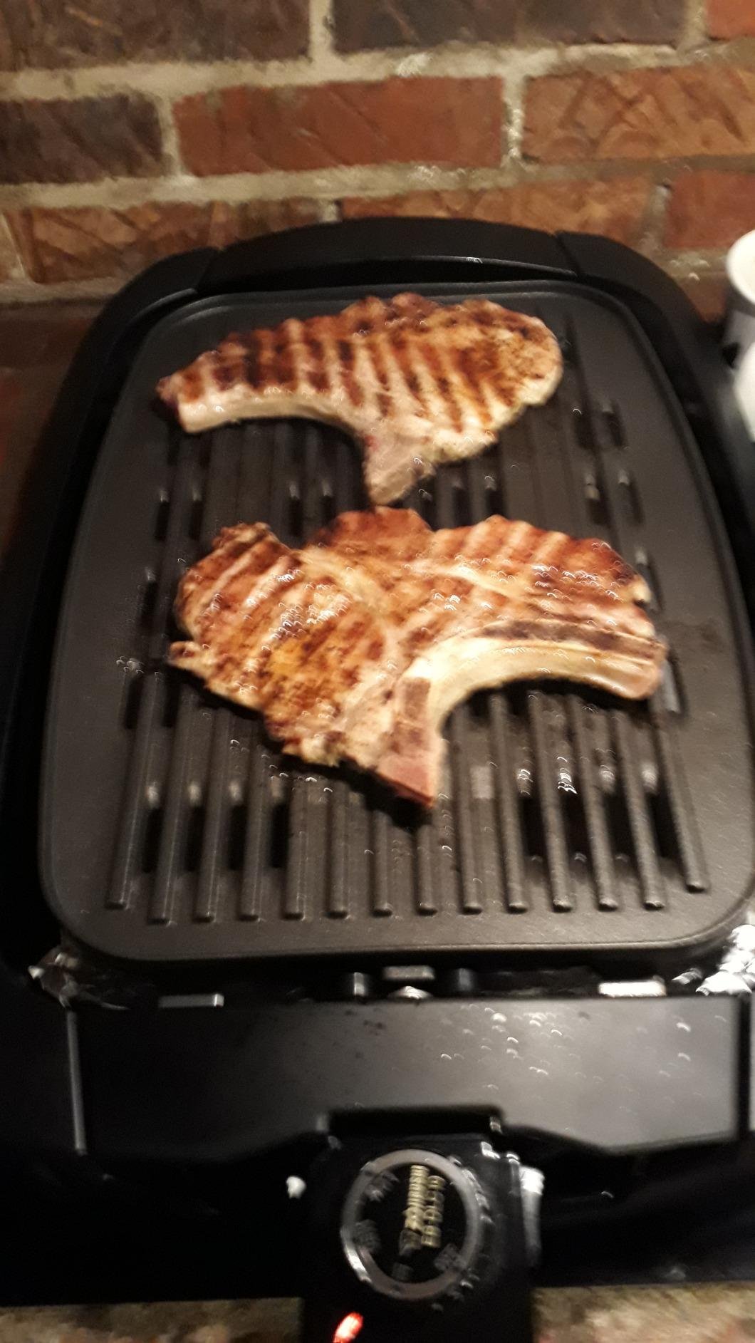Great grill, but smokes a bit