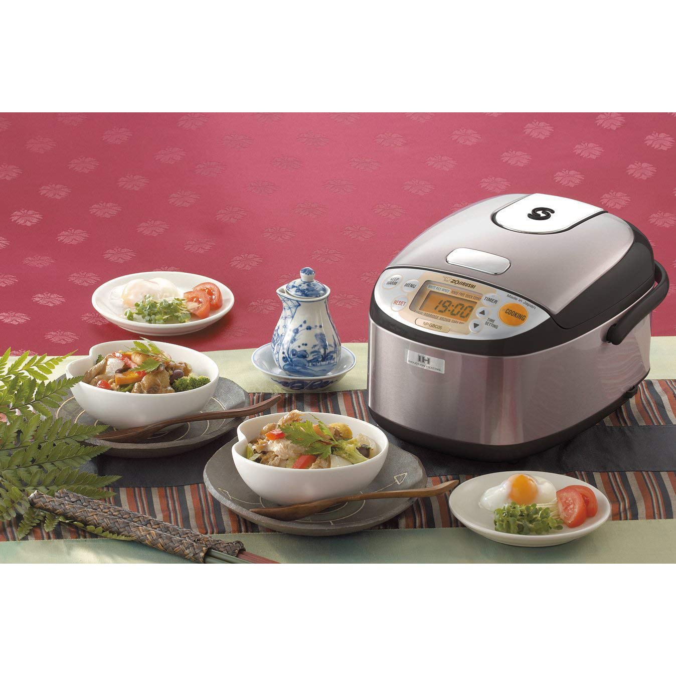 zojirushi-np-gbc05xt-induction-heating-rice-cooker-warmer-3-cups-stainless-dark- image 2