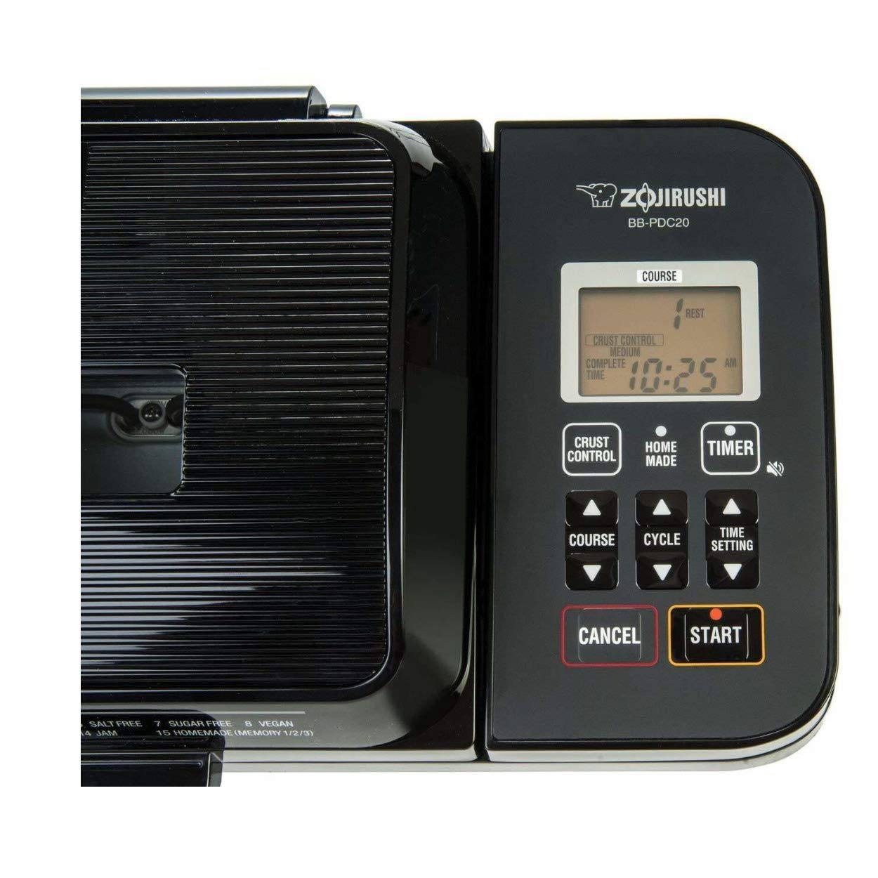 zojirushi-bb-pdc20ba-virtuoso-plus-breadmaker-2-lb-loaf-dual-kneading-blades-glu image 3