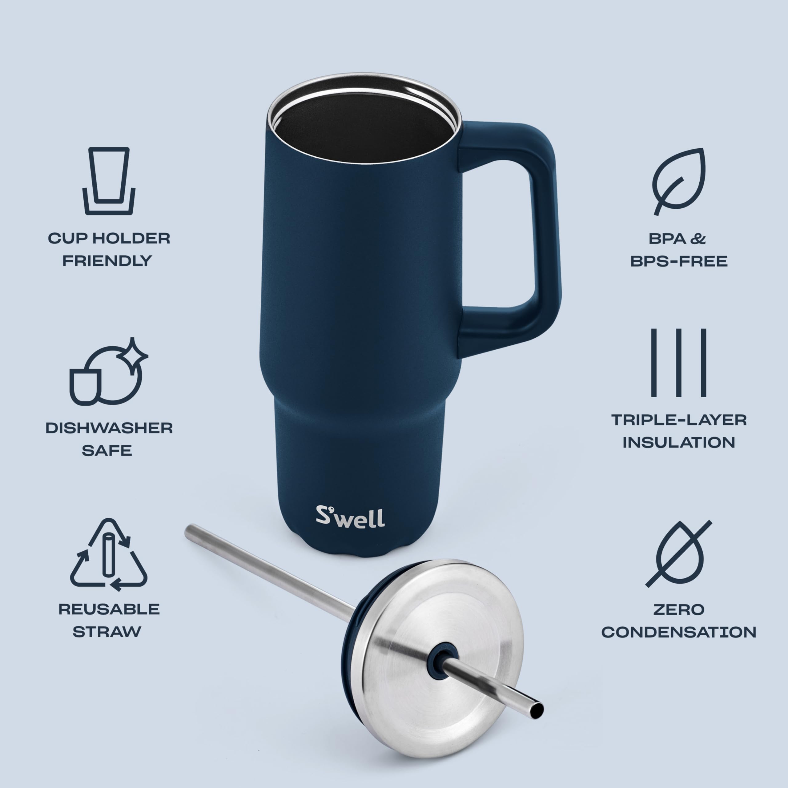 s-well-recycled-stainless-steel-tumbler-xl-with-straw-and-handle-30oz-azurite image 3