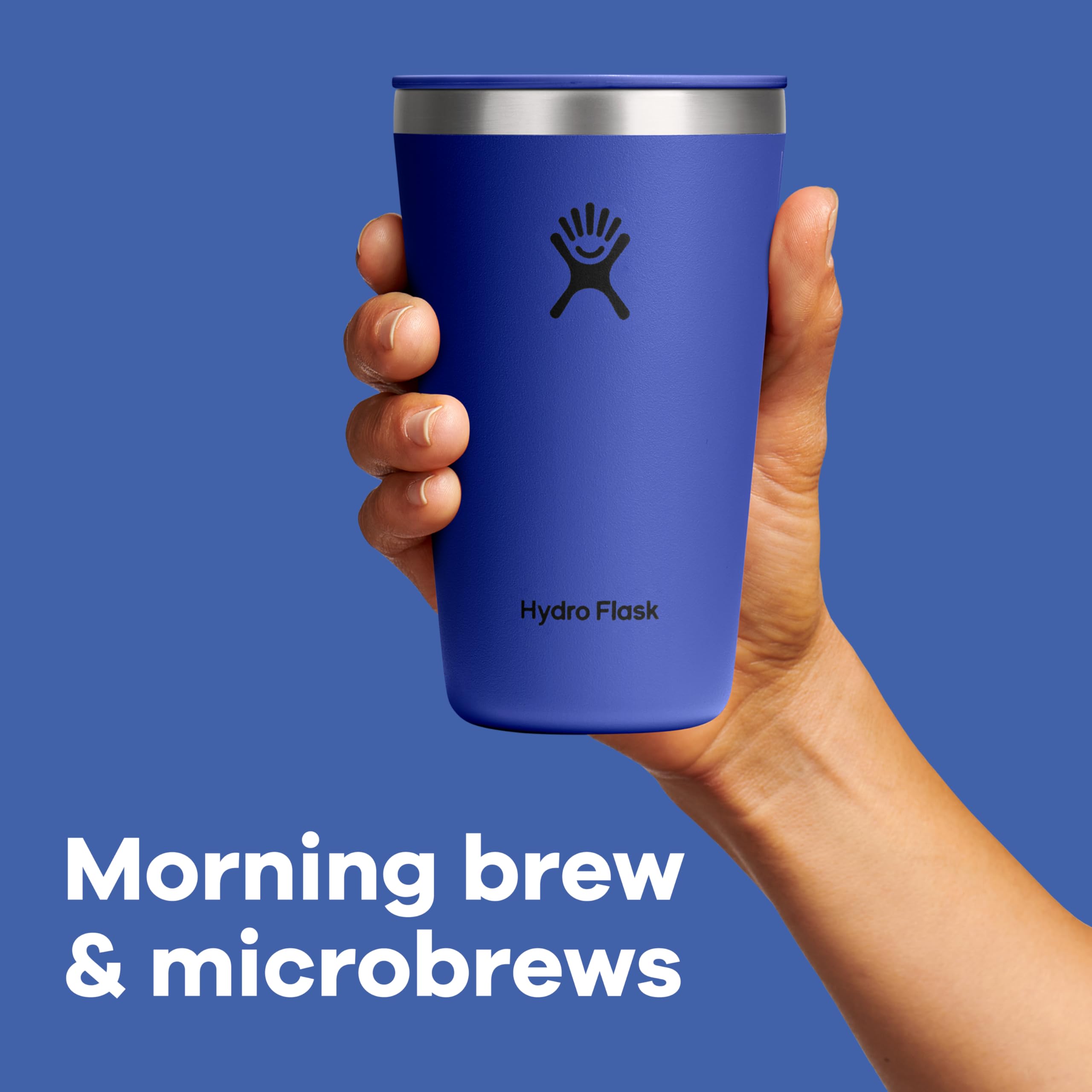 hydro-flask-all-around-tumbler-20-oz-shale-gray-press-in-lid-insulated-travel-mu image 7