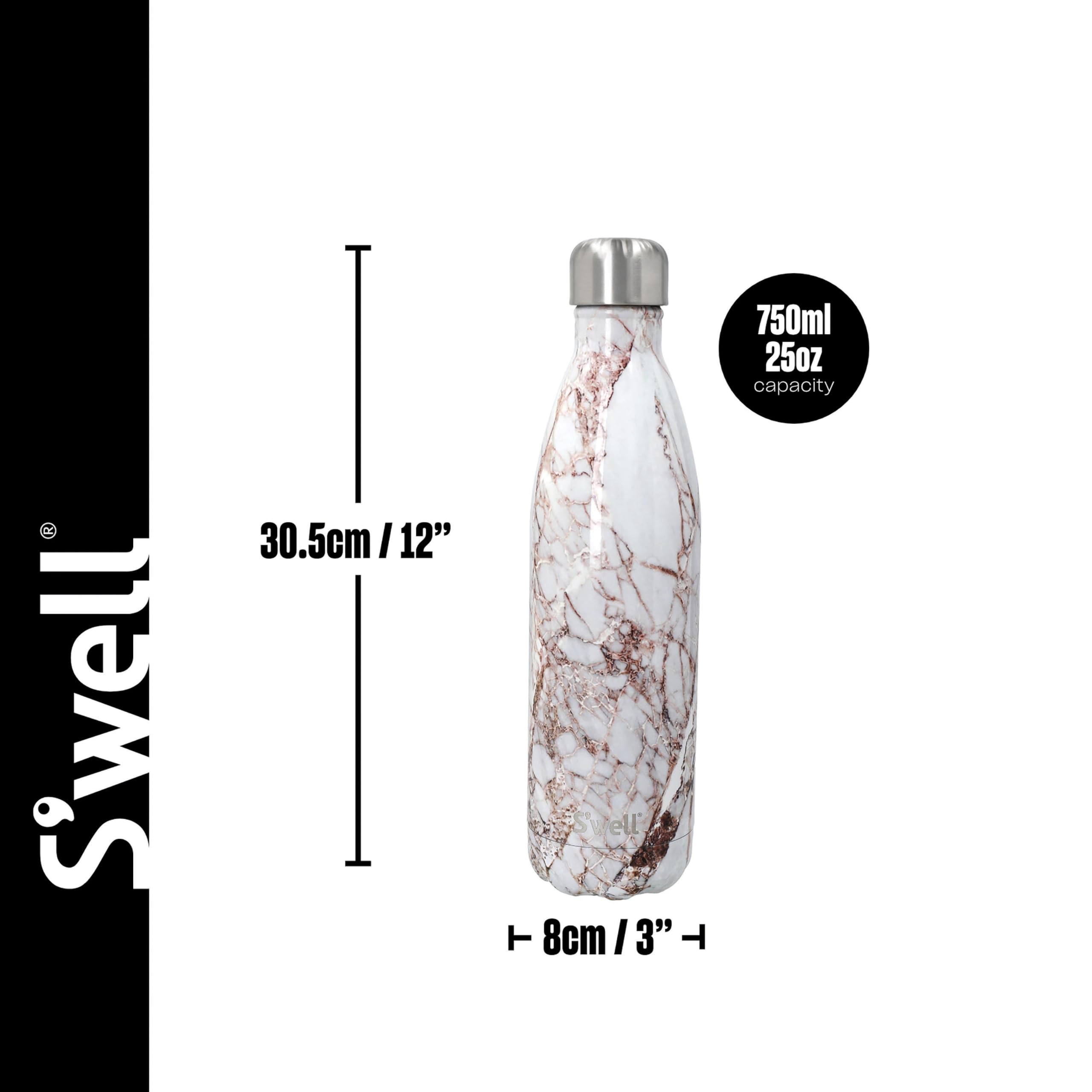 s-well-calacatta-gold-stainless-steel-reusable-water-bottle-750ml image 3