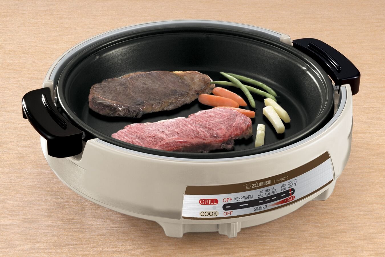 zojirushi-gourmet-d-expert-electric-skillet-ep-pbc10-titanium-ceramic-nonstick-1 image 4