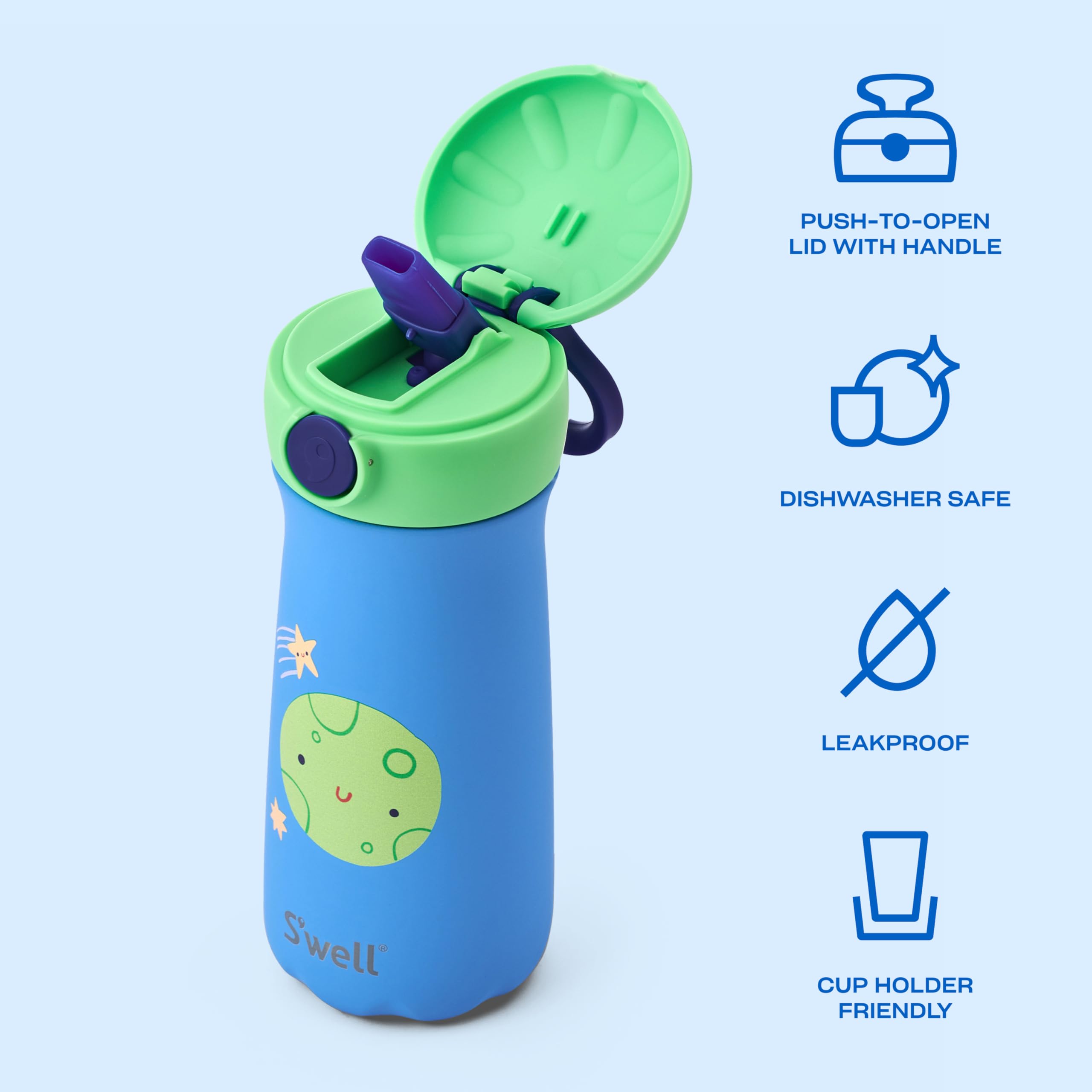 s-well-kids-pop-top-traveler-14oz-over-the-moon-leakproof-insulated-straw-bottle image 3