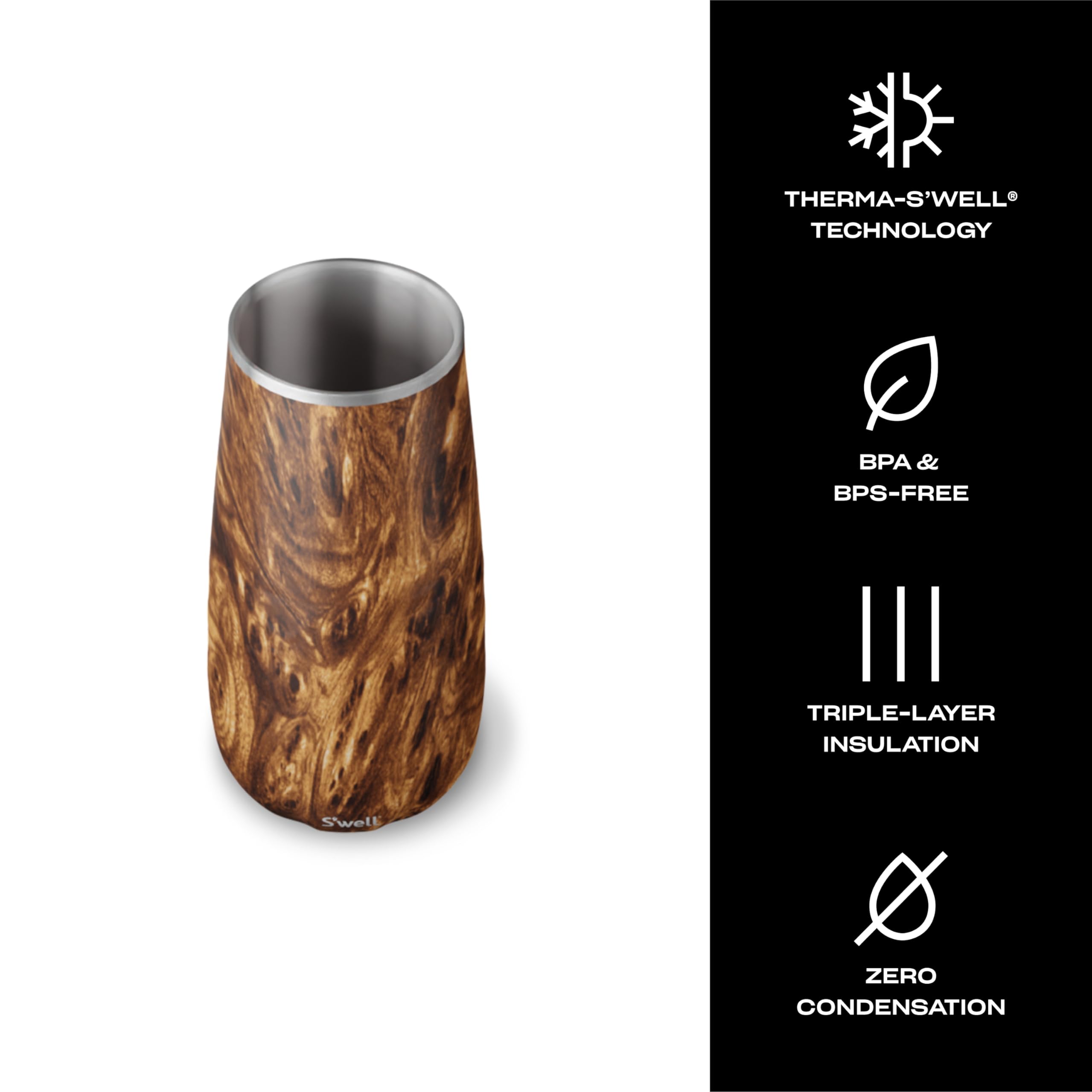 s-well-stainless-steel-champagne-flute-6oz-teakwood-triple-layered-vacuum-insula image 4