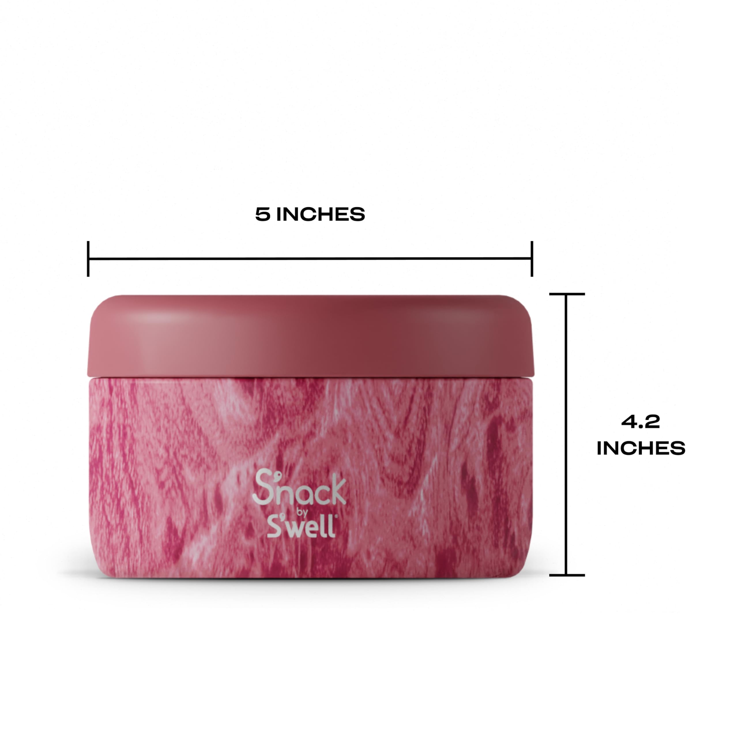 s-well-s-nack-stainless-steel-food-container-10oz-rose-arbor-double-walled-insul image 4