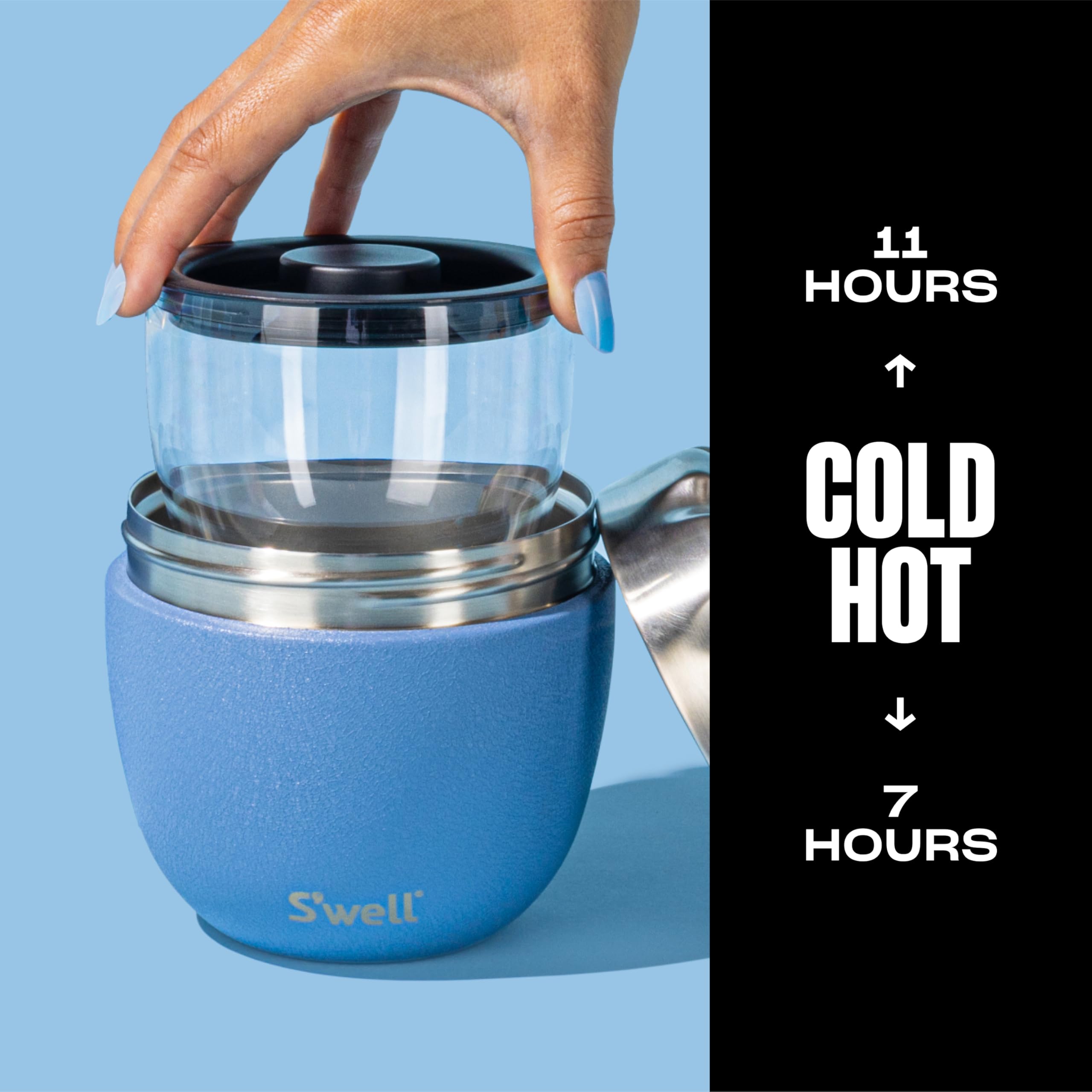 s-well-eats-21-5oz-stainless-steel-food-bowl-set-desert-sky-vacuum-insulated image 2
