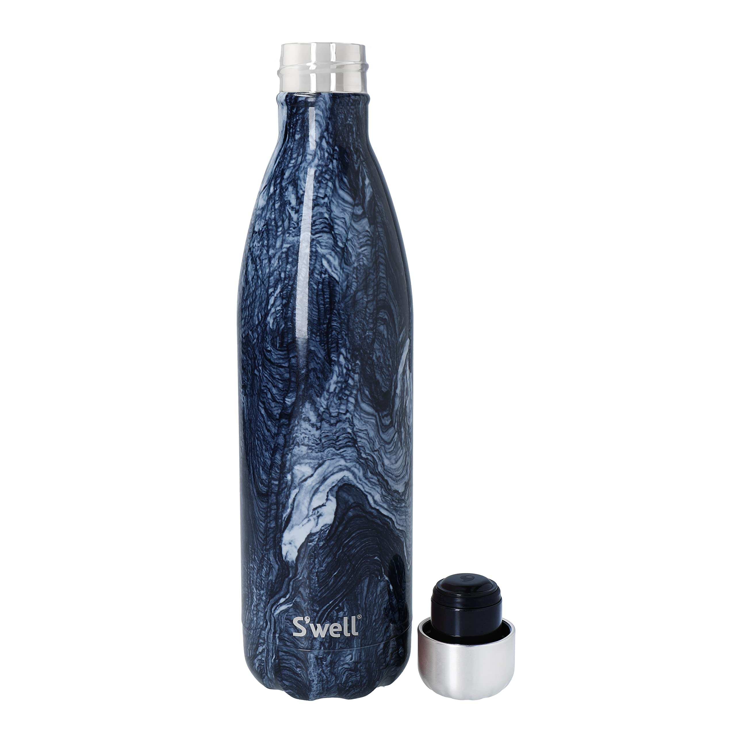 s-well-stainless-steel-reusable-water-bottle-750ml-azurite-marble image 6