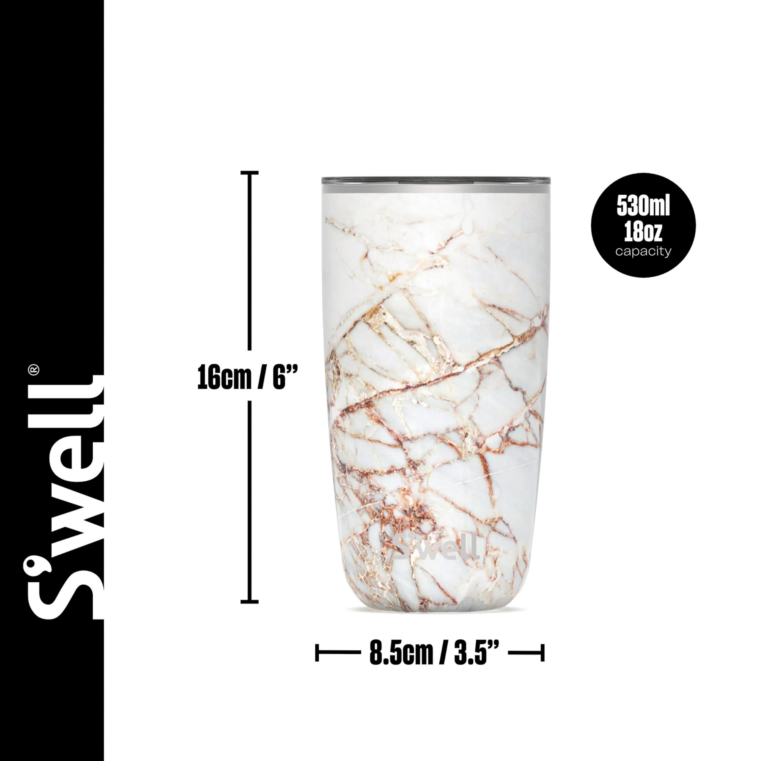 s-well-tumbler-with-lid-530ml-pyrite-vacuum-insulated-travel-cup-12h-cold-4h-hot image 3