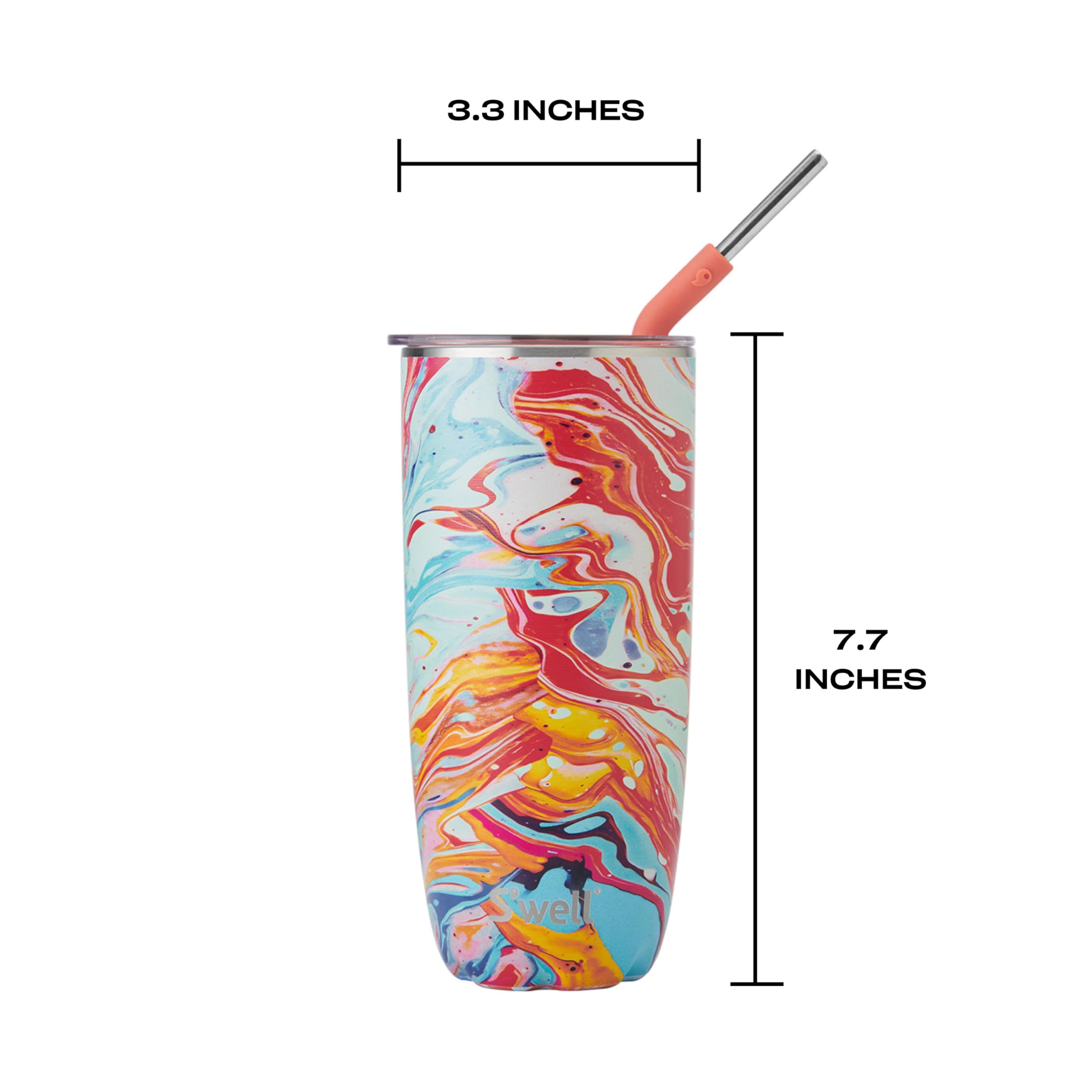 s-well-stainless-steel-tumbler-with-straw-and-slide-open-lid-24oz-marble-swirl image 4