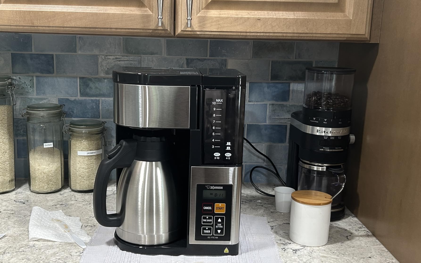 Great coffee maker, but carafe is tall
