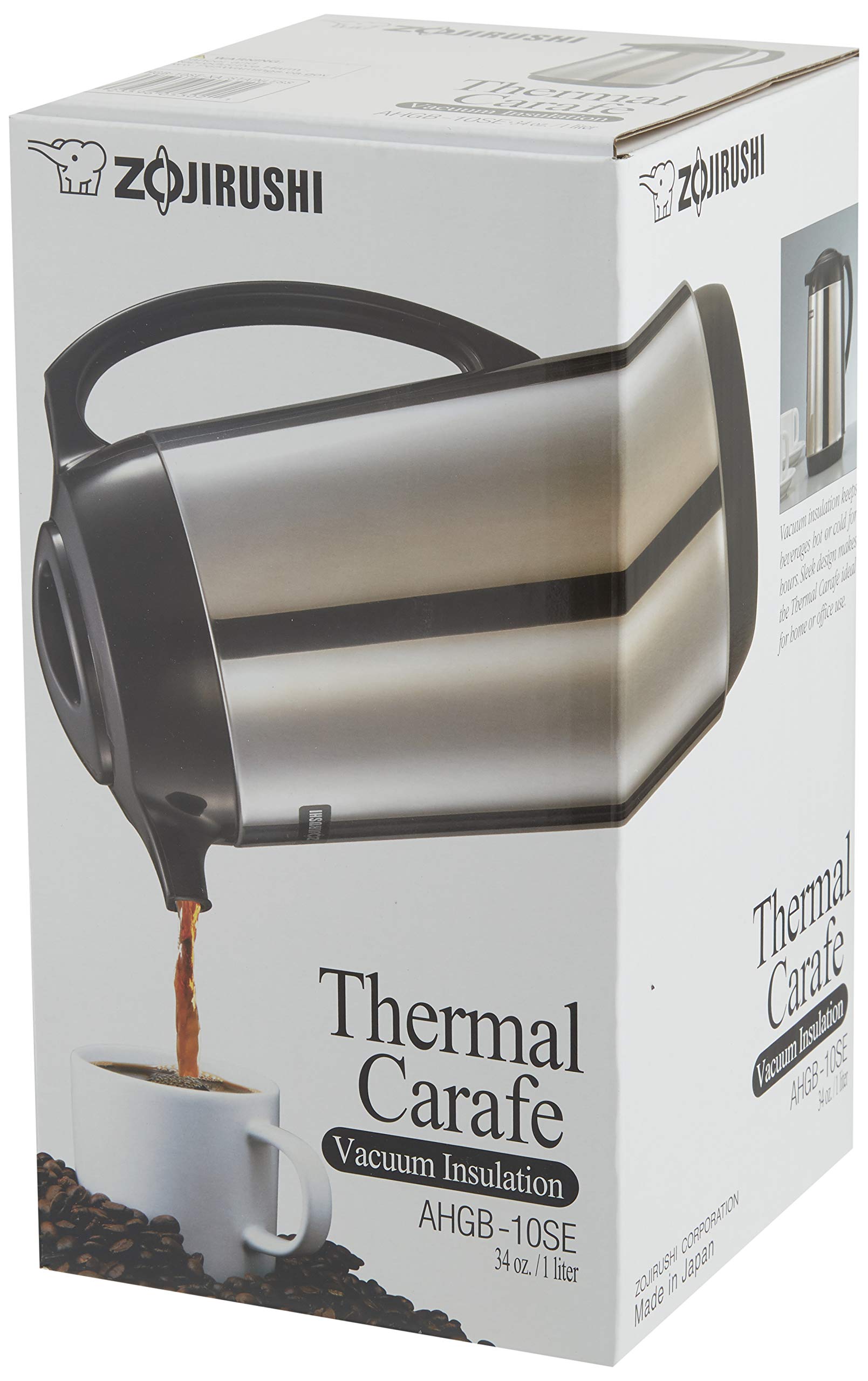 zojirushi-ahgb-10se-thermal-serve-carafe-34-oz-1-0-liter-polished-stainless-stee image 2