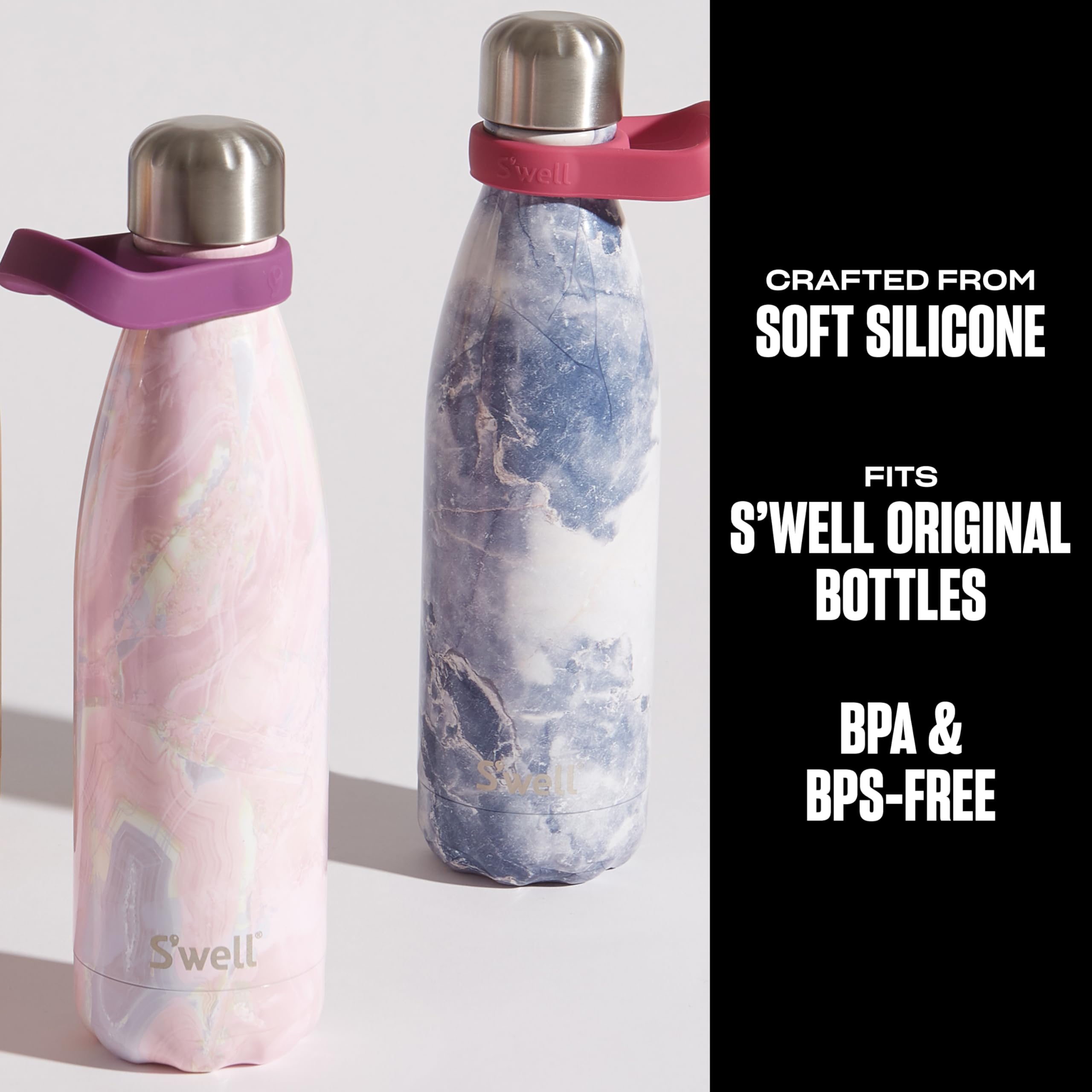 s-well-bottle-handle-pink-fits-9oz-17oz-25oz-original-bottles-flexible-silicone- image 2