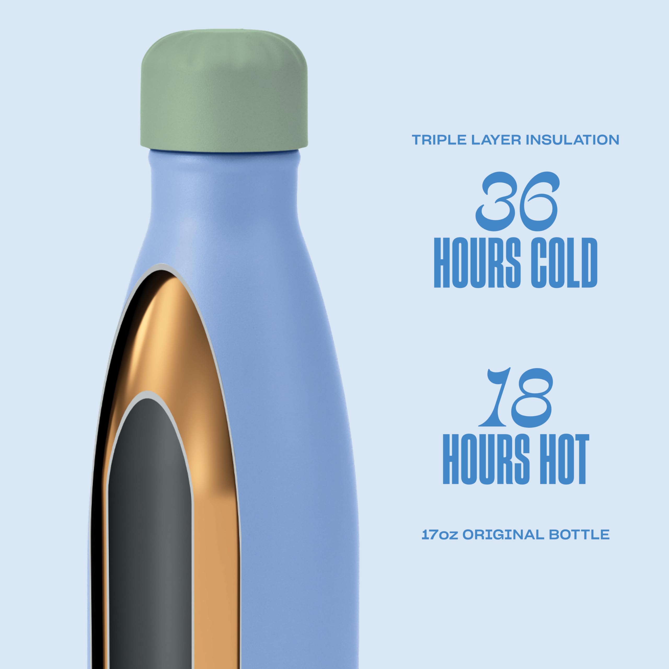 s-well-17oz-stainless-steel-water-bottle-chambray-triple-vacuum-insulated image 2