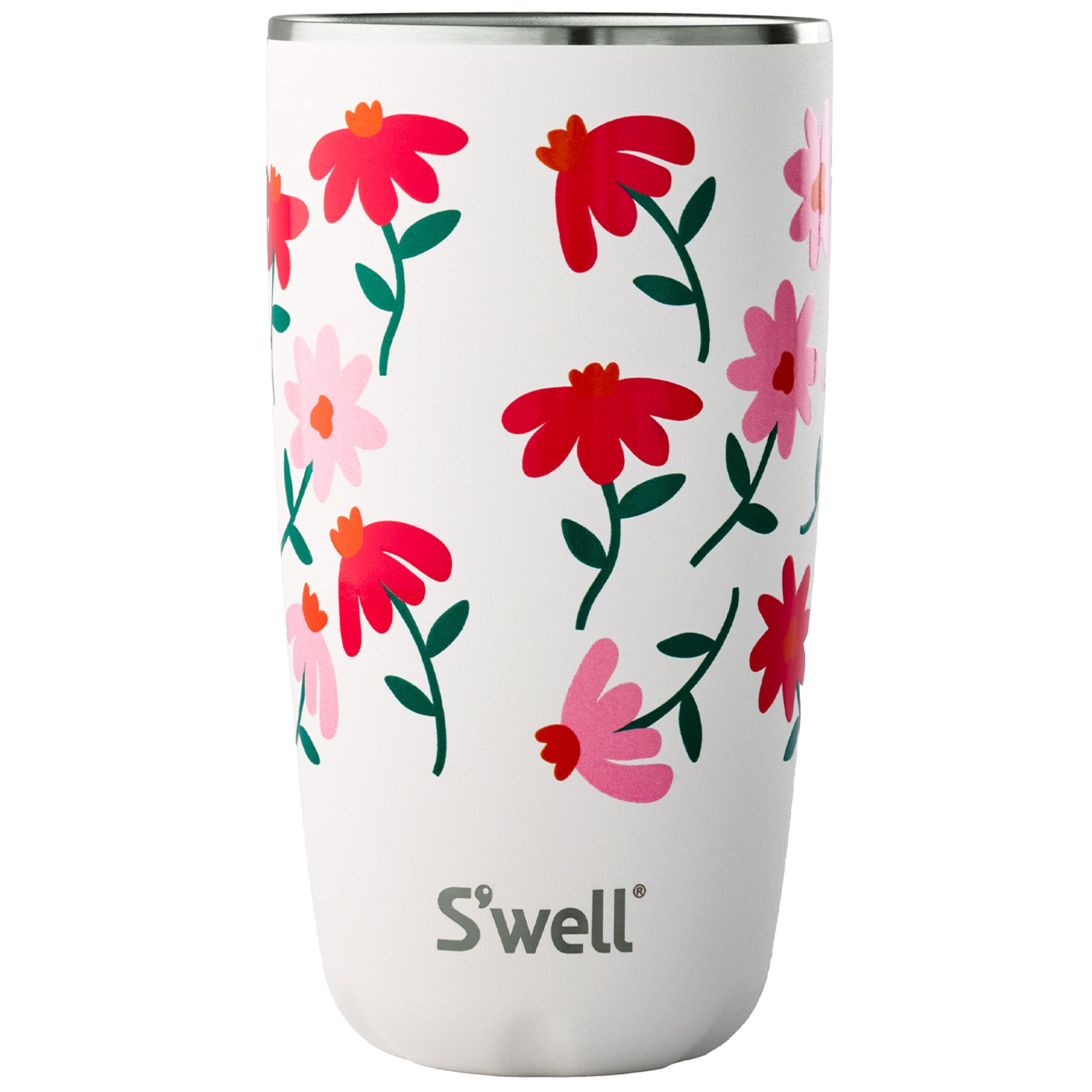 s-well-stainless-steel-tumbler-with-slide-open-lid-18oz-navy-daisy-triple-layere image 6