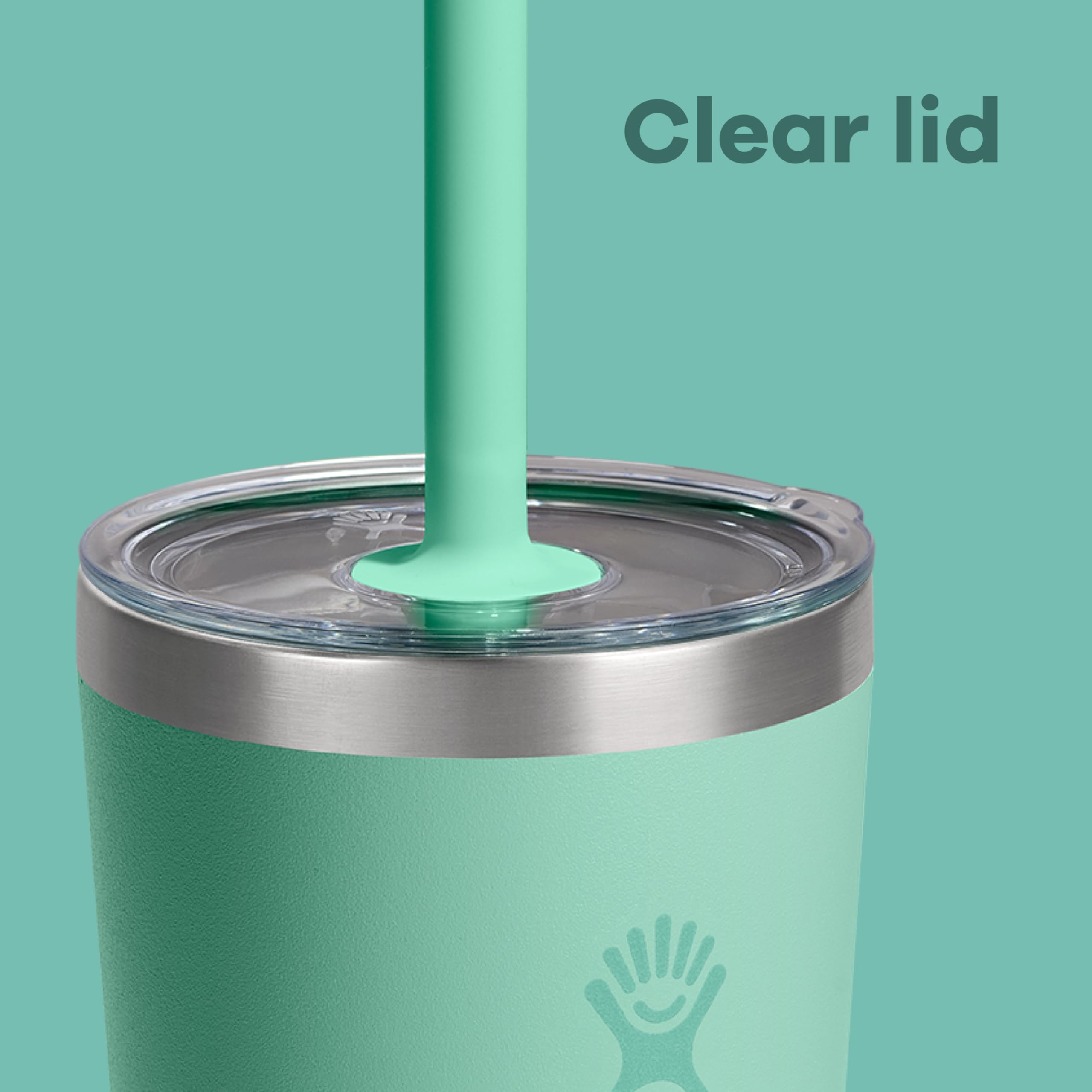hydro-flask-20-oz-all-around-tumbler-with-clear-straw-lid-capri-blue image 5
