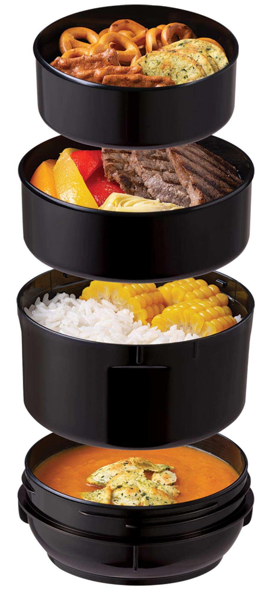 zojirushi-mr-bento-stainless-steel-lunch-jar-41-oz-plum-with-4-microwavable-bowl image 7