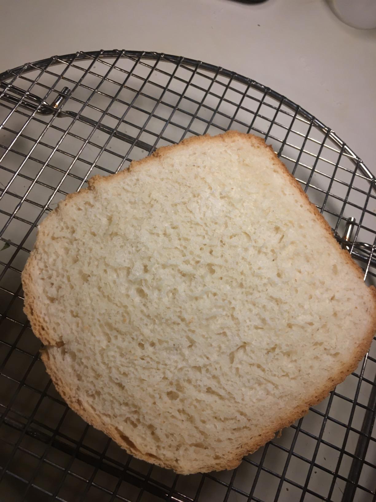 Burned the bread on the bottom