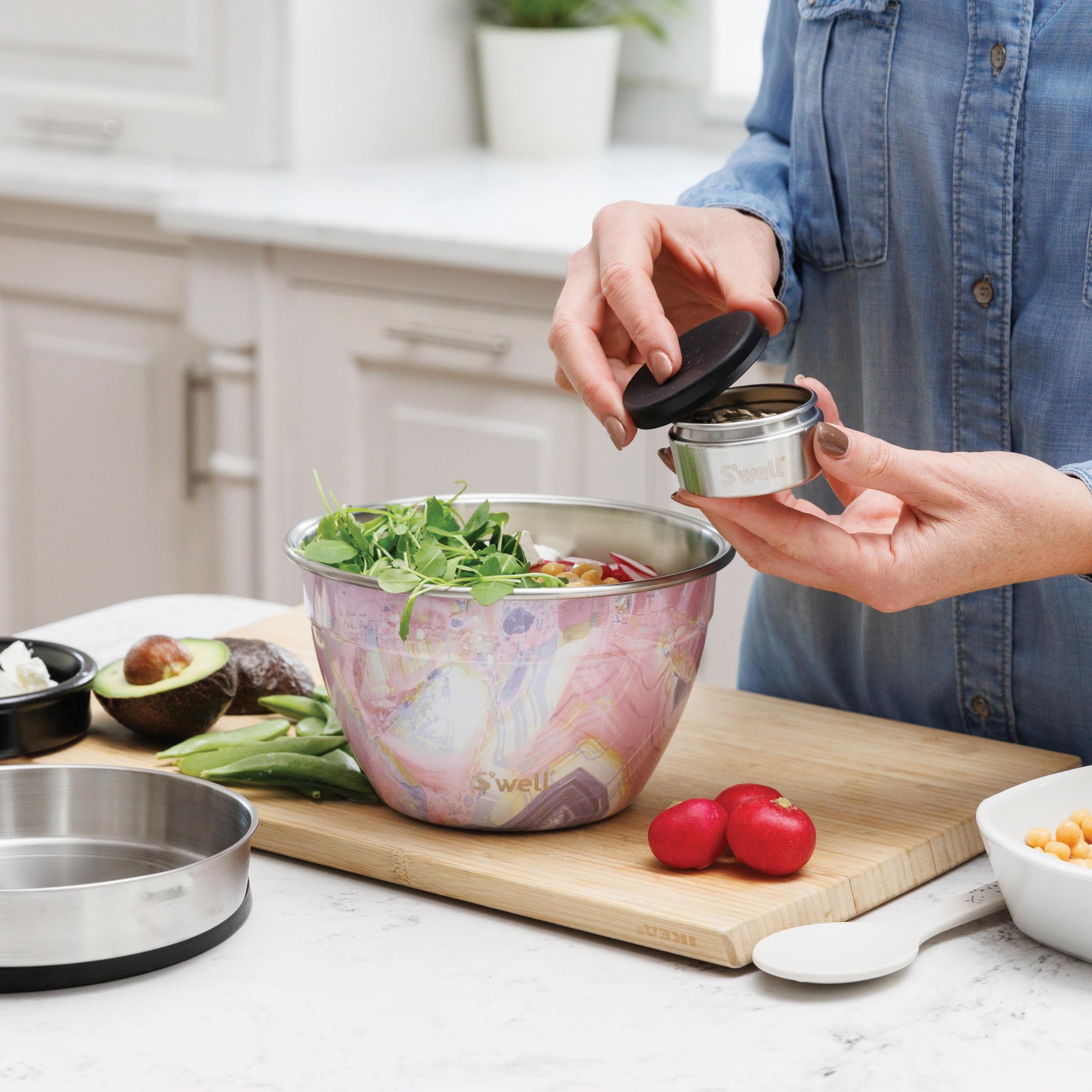 s-well-salad-bowl-kit-with-condiment-container-removable-tray-geode-rose-1-9l image 2