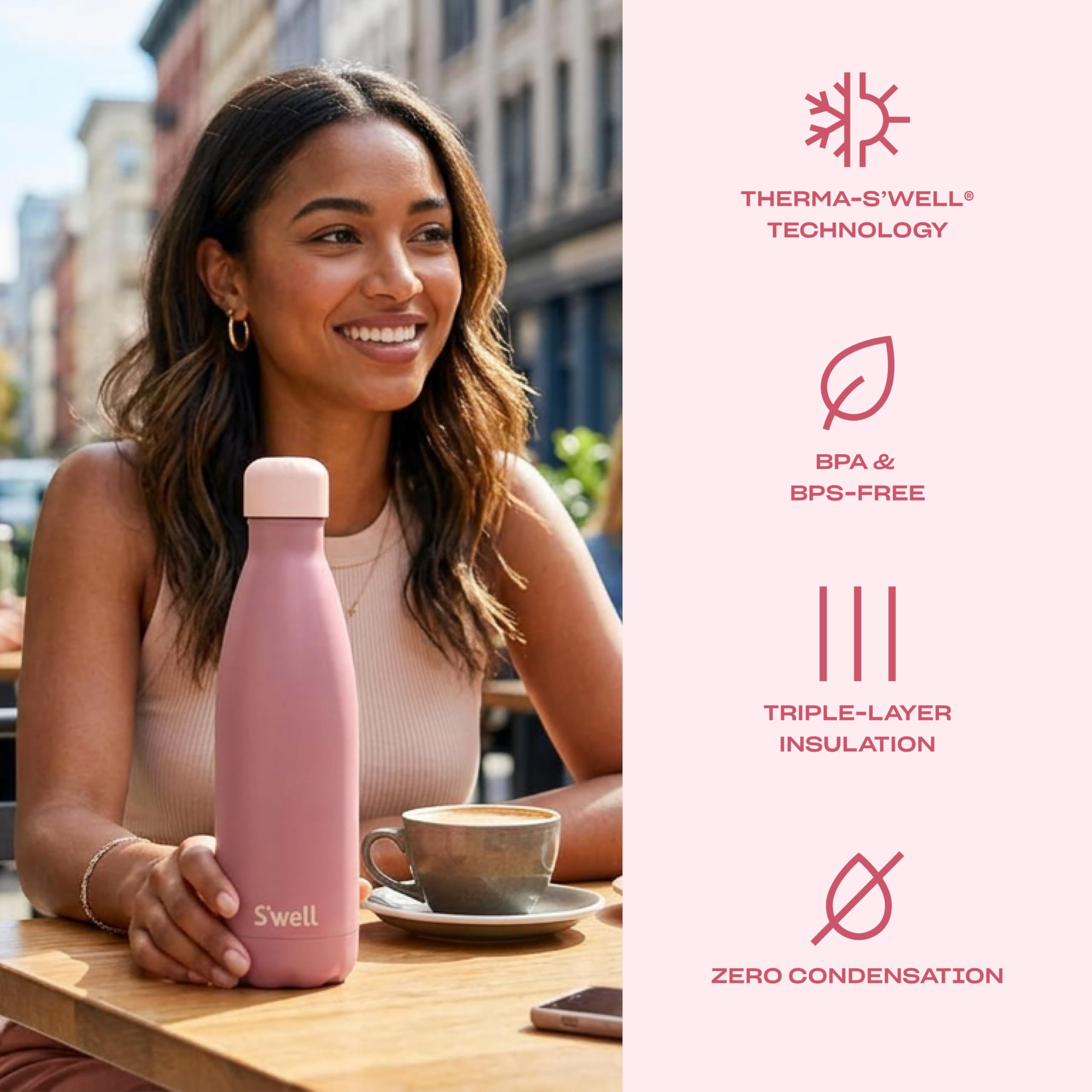 s-well-stainless-steel-water-bottle-17oz-dusty-pink image 3