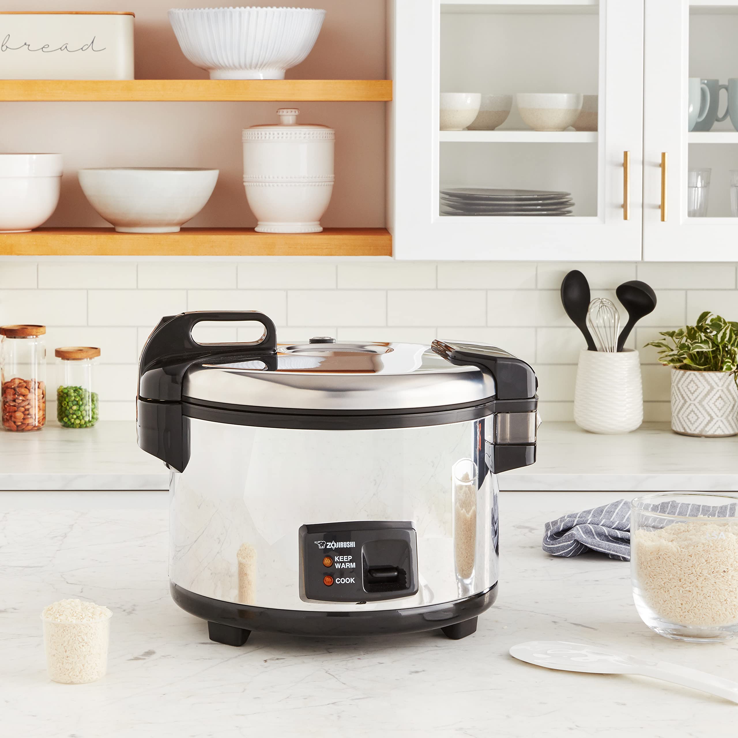 zojirushi-nyc-36-commercial-rice-cooker-and-warmer-20-cup-uncooked-stainless-ste image 2