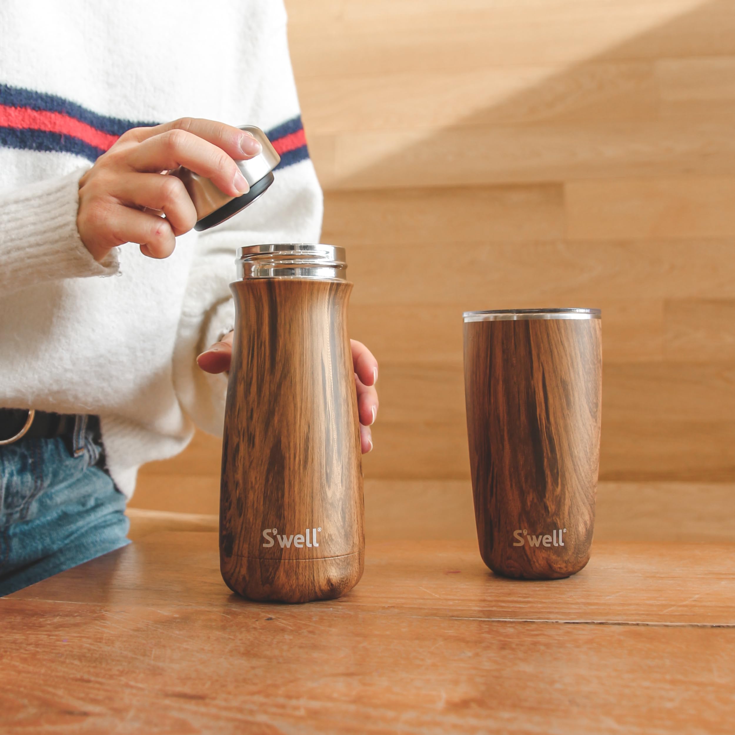 s-well-stainless-steel-traveler-16oz-teakwood-triple-layered-vacuum-insulation-b image 5