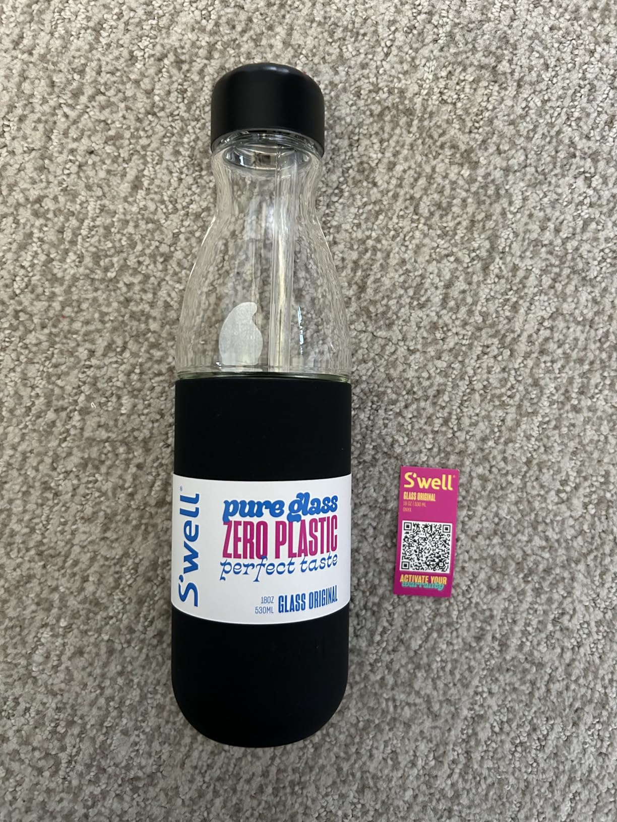 Solid, but be careful with the straw