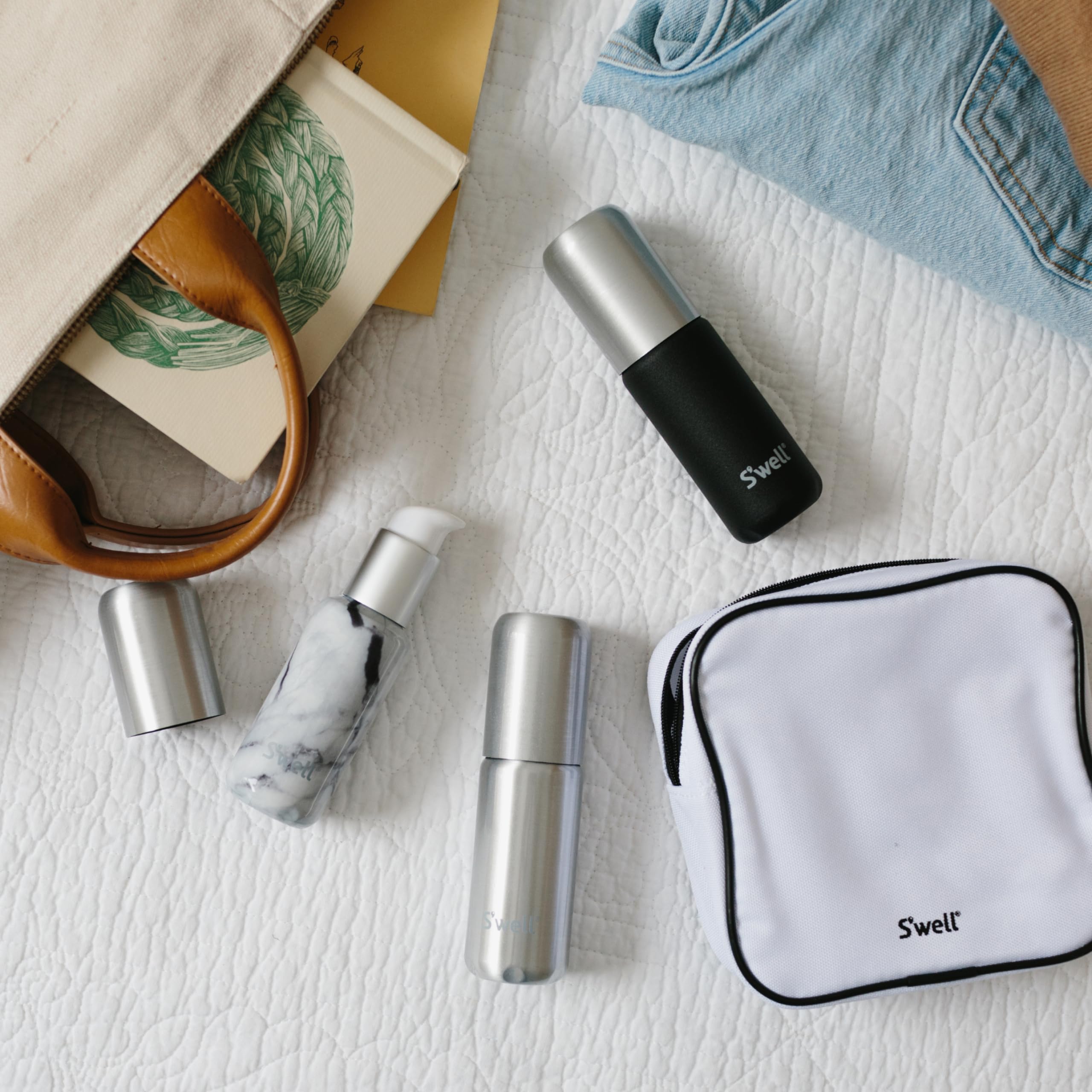 s-well-3-4oz-travel-bottle-set-with-leakproof-pumps-includes-3-aluminum-bottles- image 6