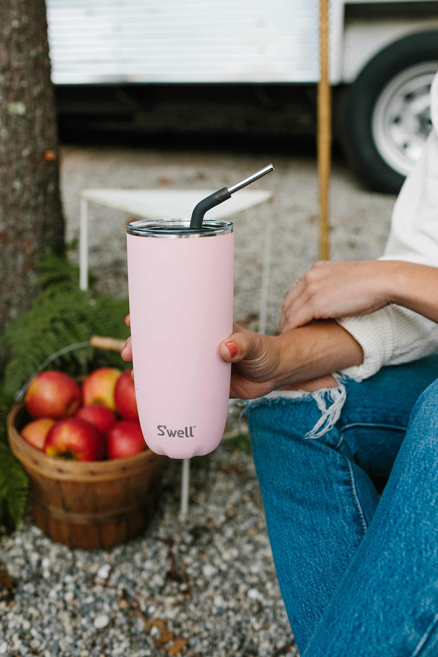 s-well-pink-topaz-tumbler-with-lid-530ml-vacuum-insulated-travel-cup image 2