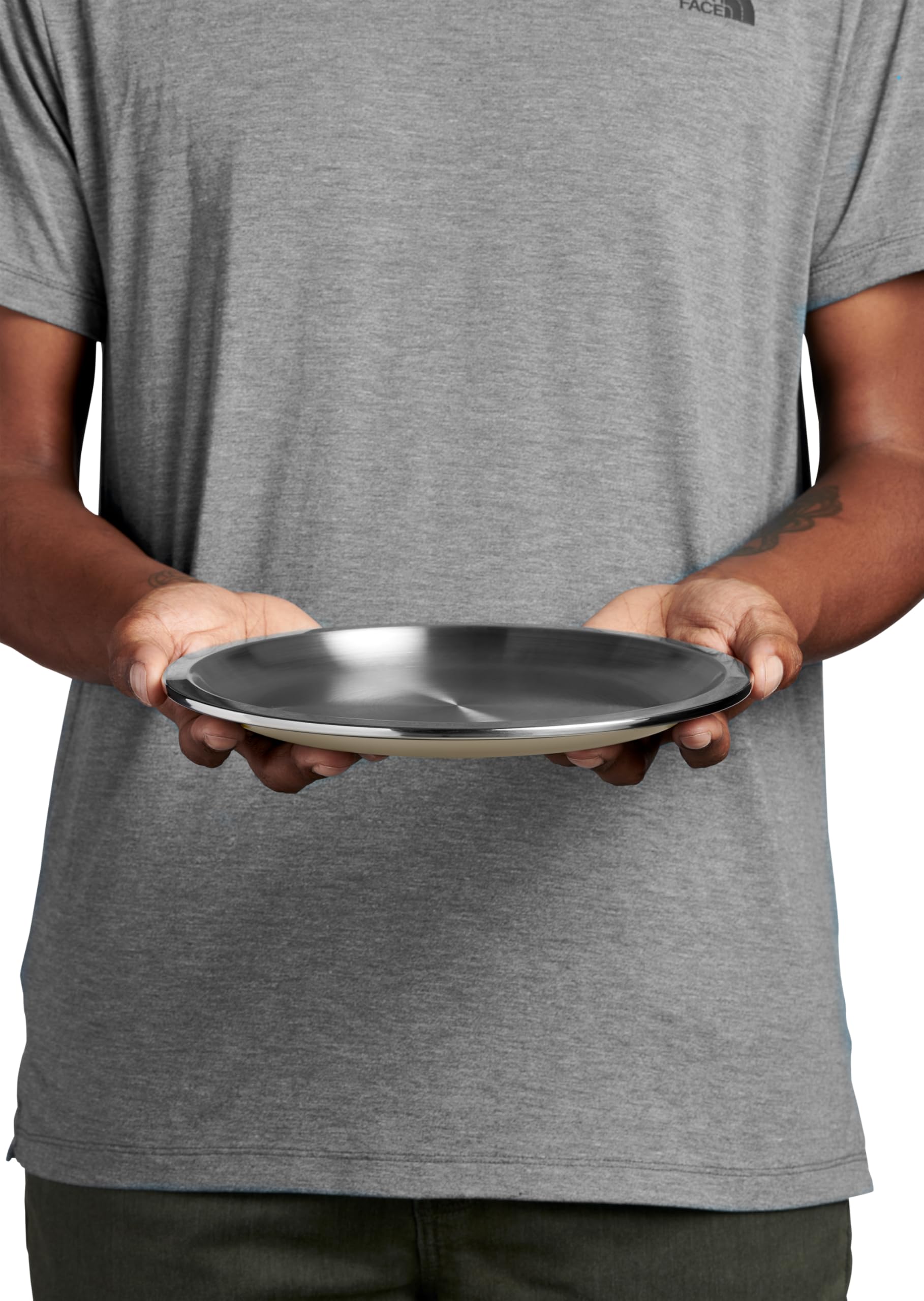 hydro-flask-outdoor-kitchen-plate-stainless-steel-reusable-camping-plate-oat-tan image 4
