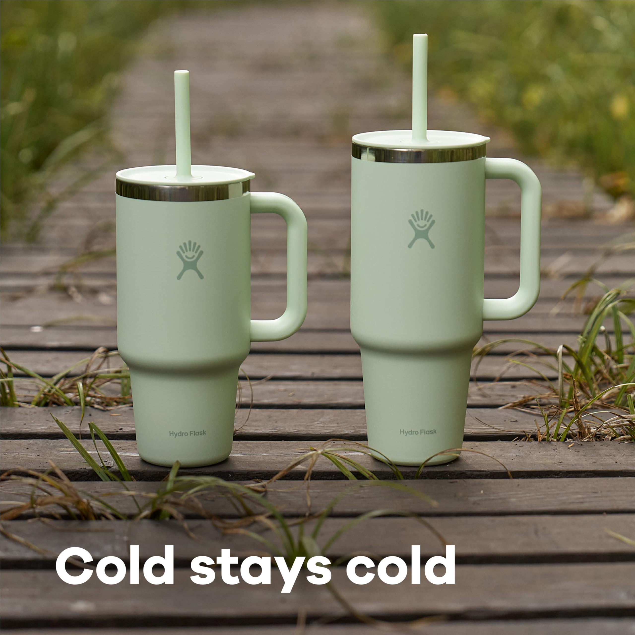 hydro-flask-40-oz-travel-tumbler-with-handle-lid-and-straw-glimmer-cream image 6