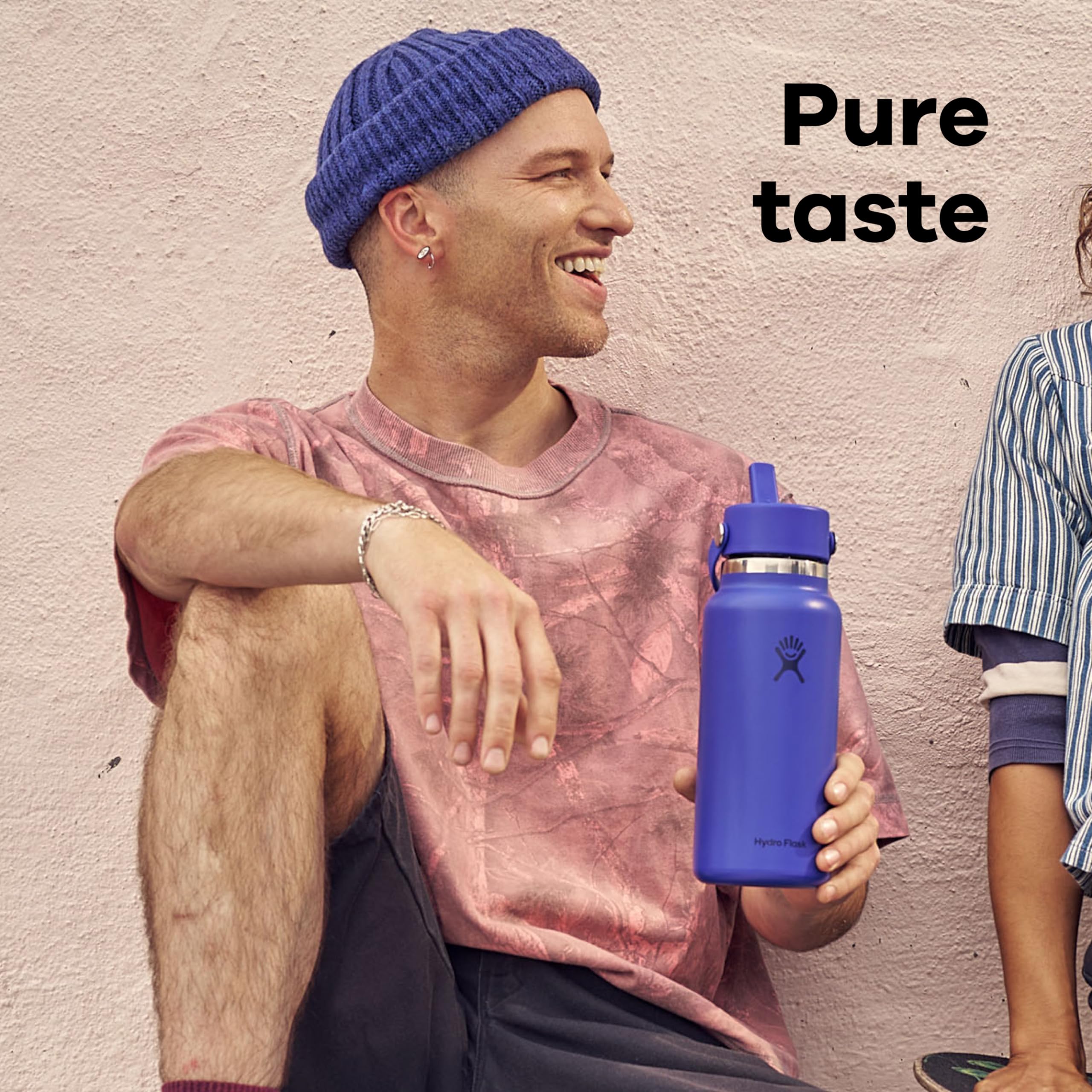 hydro-flask-32-oz-wide-mouth-water-bottle-with-flex-straw-lid-shale-gray image 7