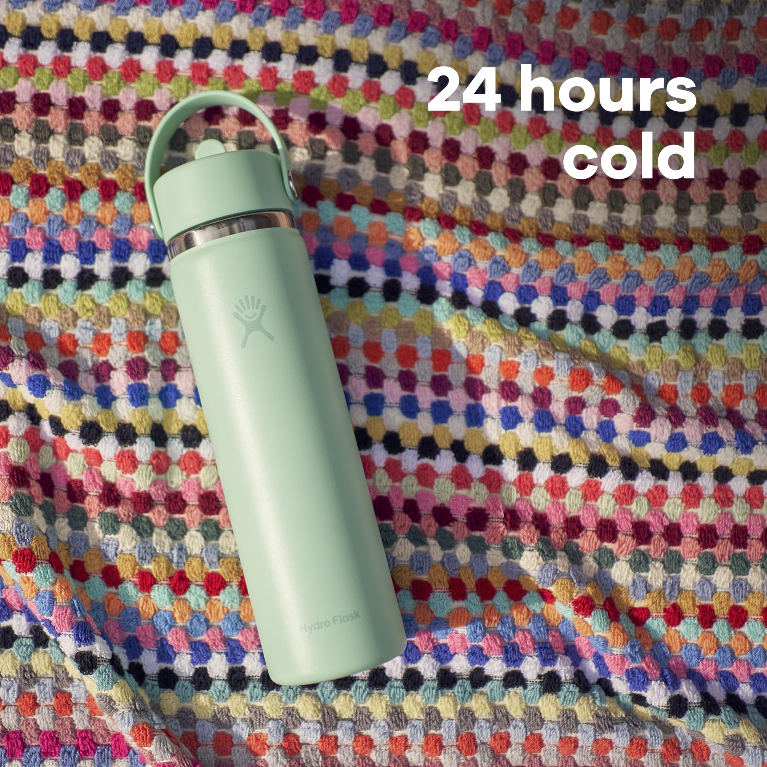 hydro-flask-24oz-wide-mouth-bottle-with-flex-straw-cap-capri-blue-tempshield-ins image 5