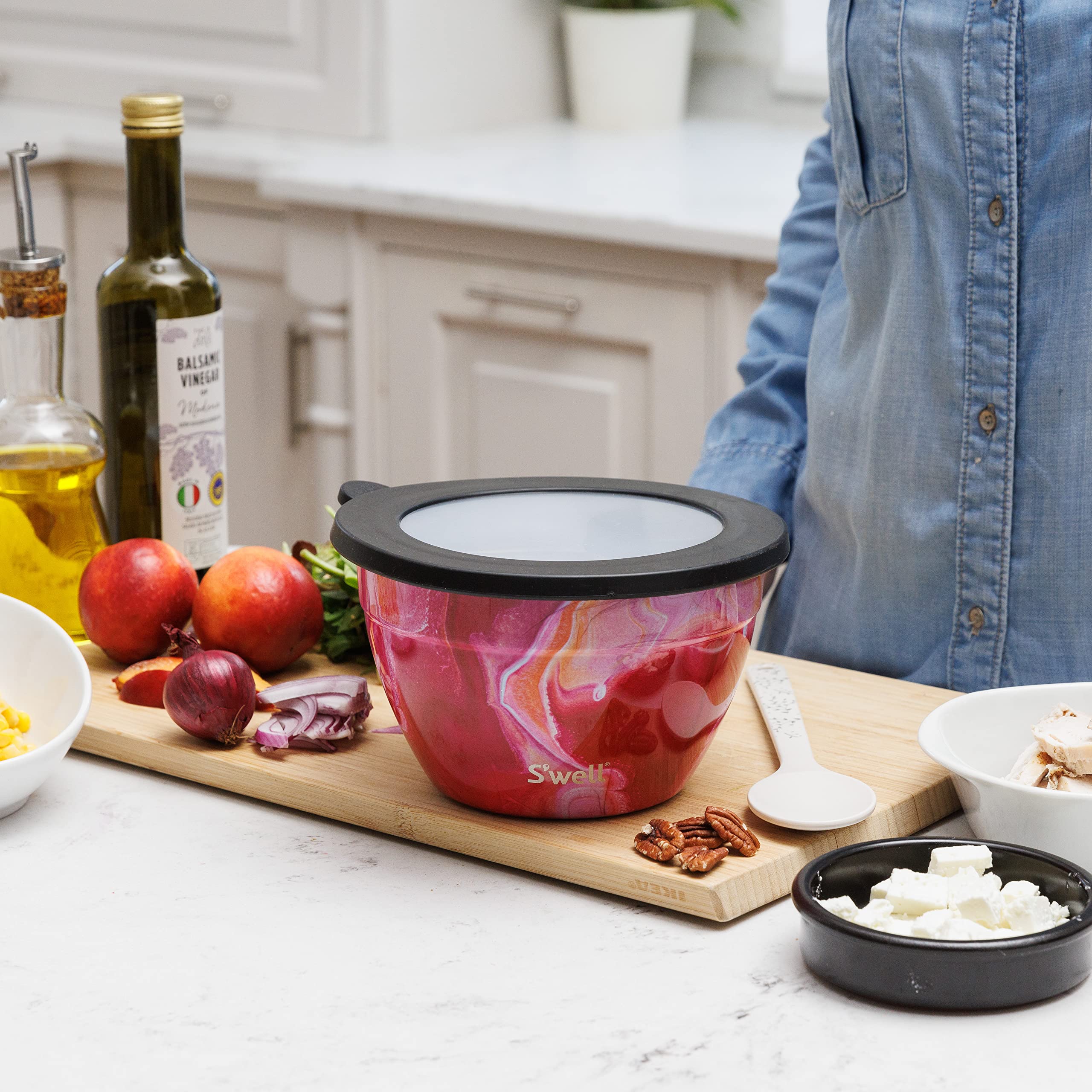 s-well-salad-bowl-kit-1-9l-rose-agate-elements-collection-with-condiment-contain image 3