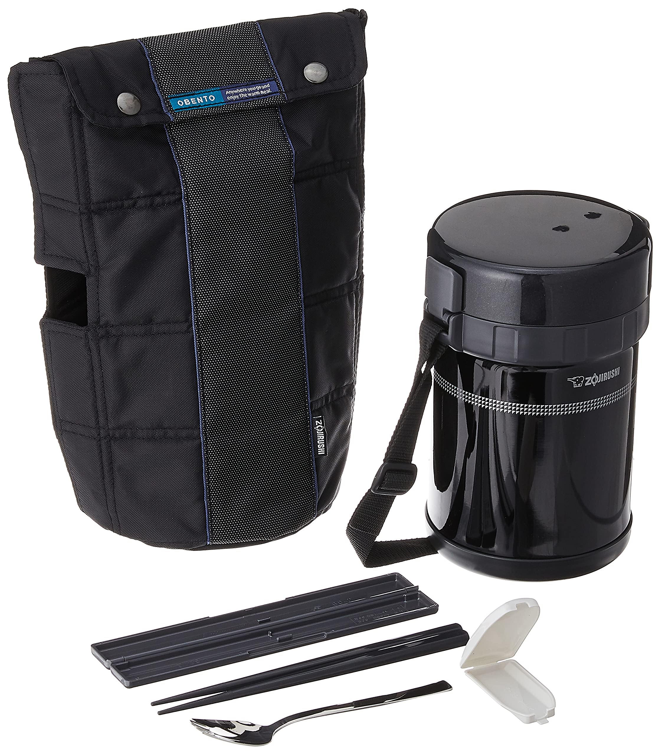 zojirushi-classic-bento-vacuum-lunch-jar-black image 1